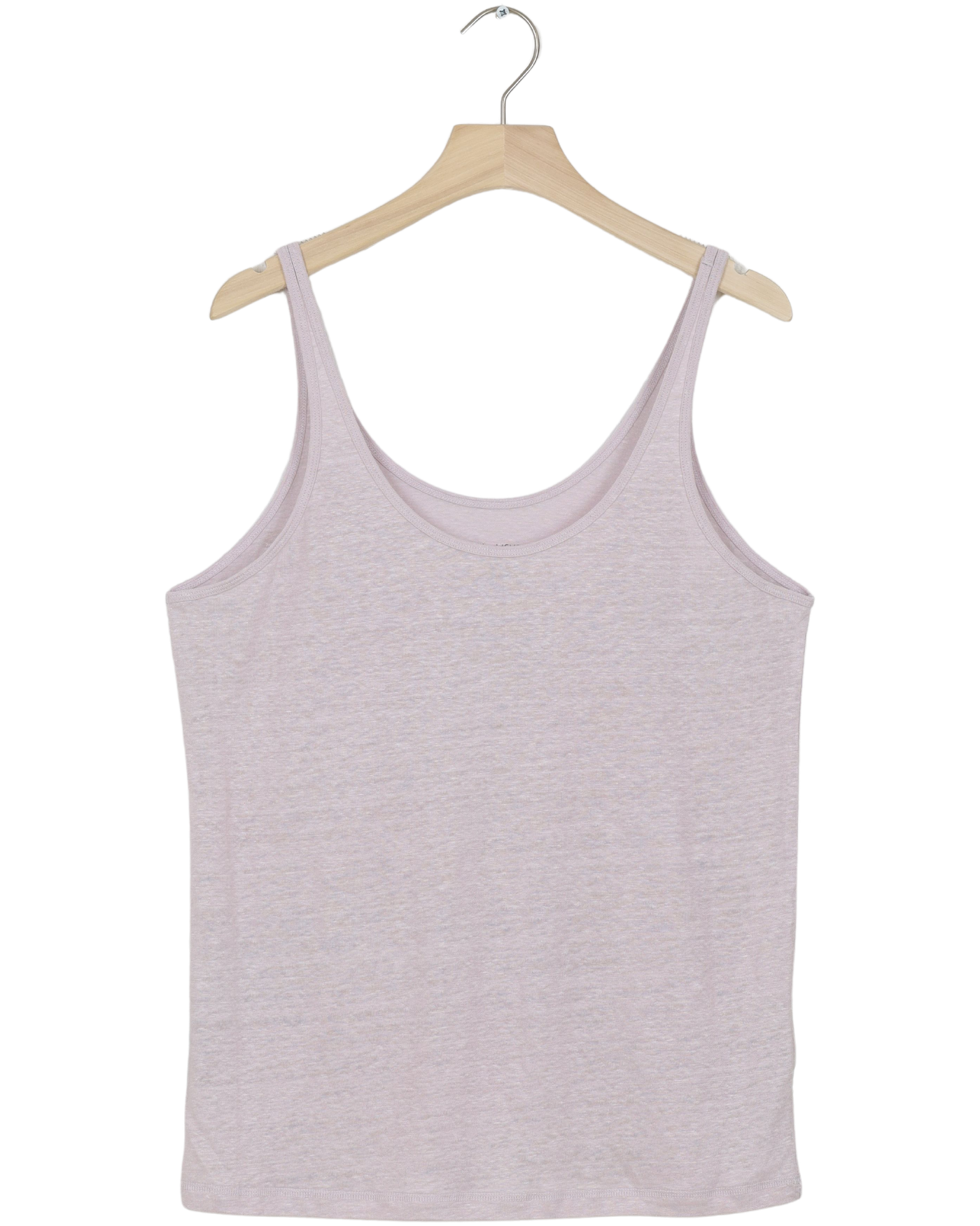 Secondhand Synne Linen Top -White Lilac