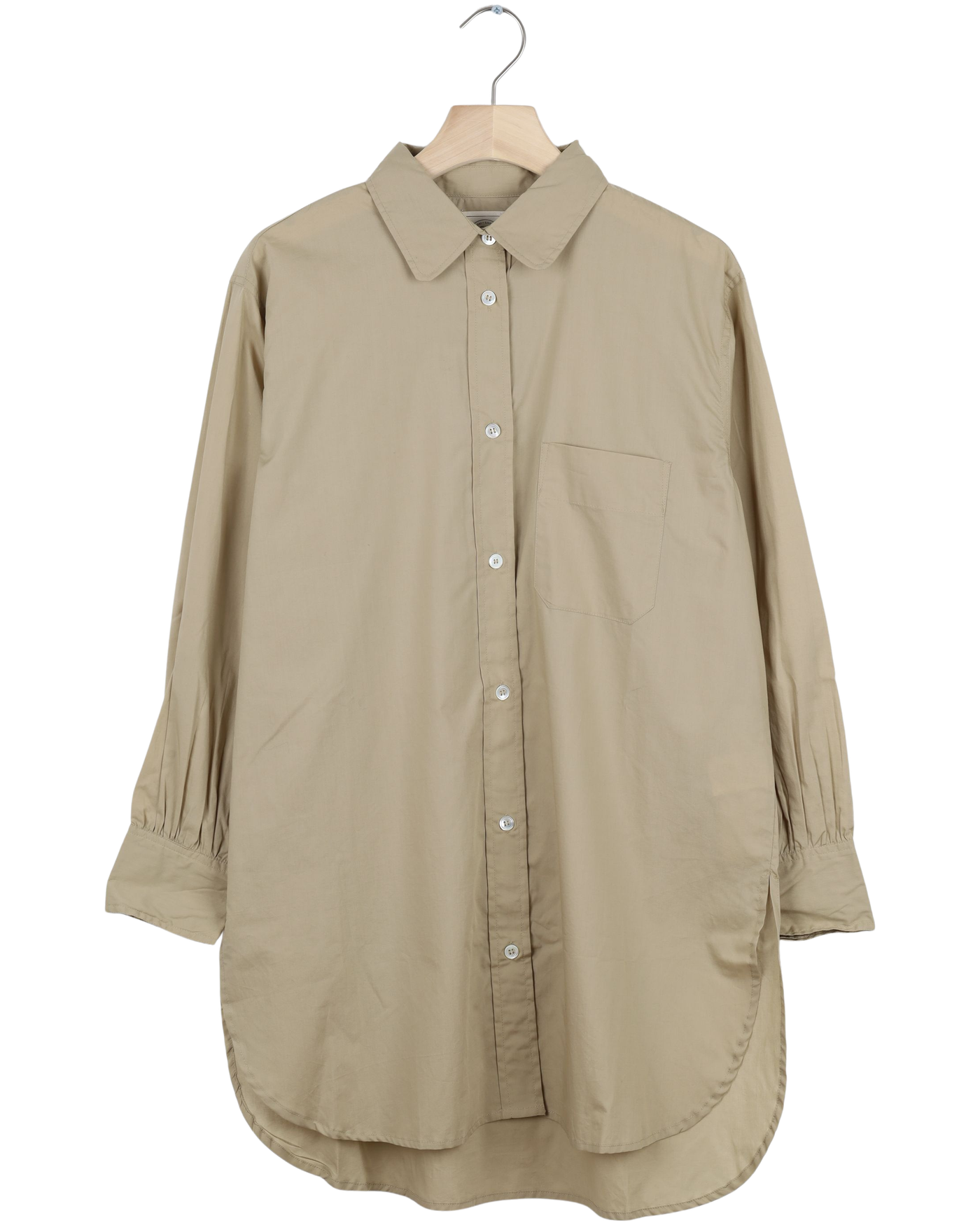 Secondhand Rosa Shirt Cotton Poplin - Chinchilla