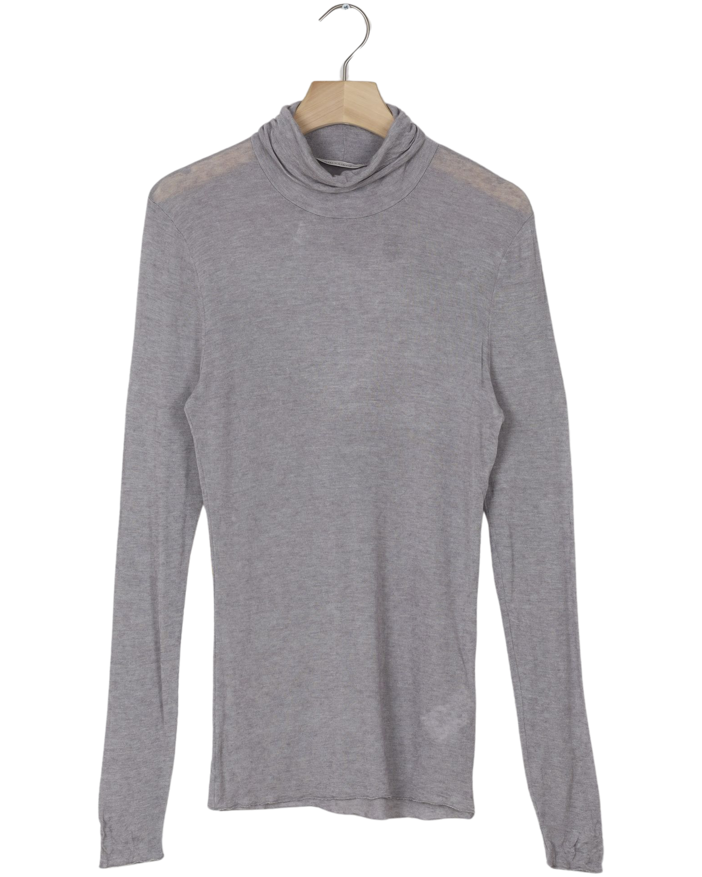 Secondhand Anna Wool Turtleneck - Light Grey Melange