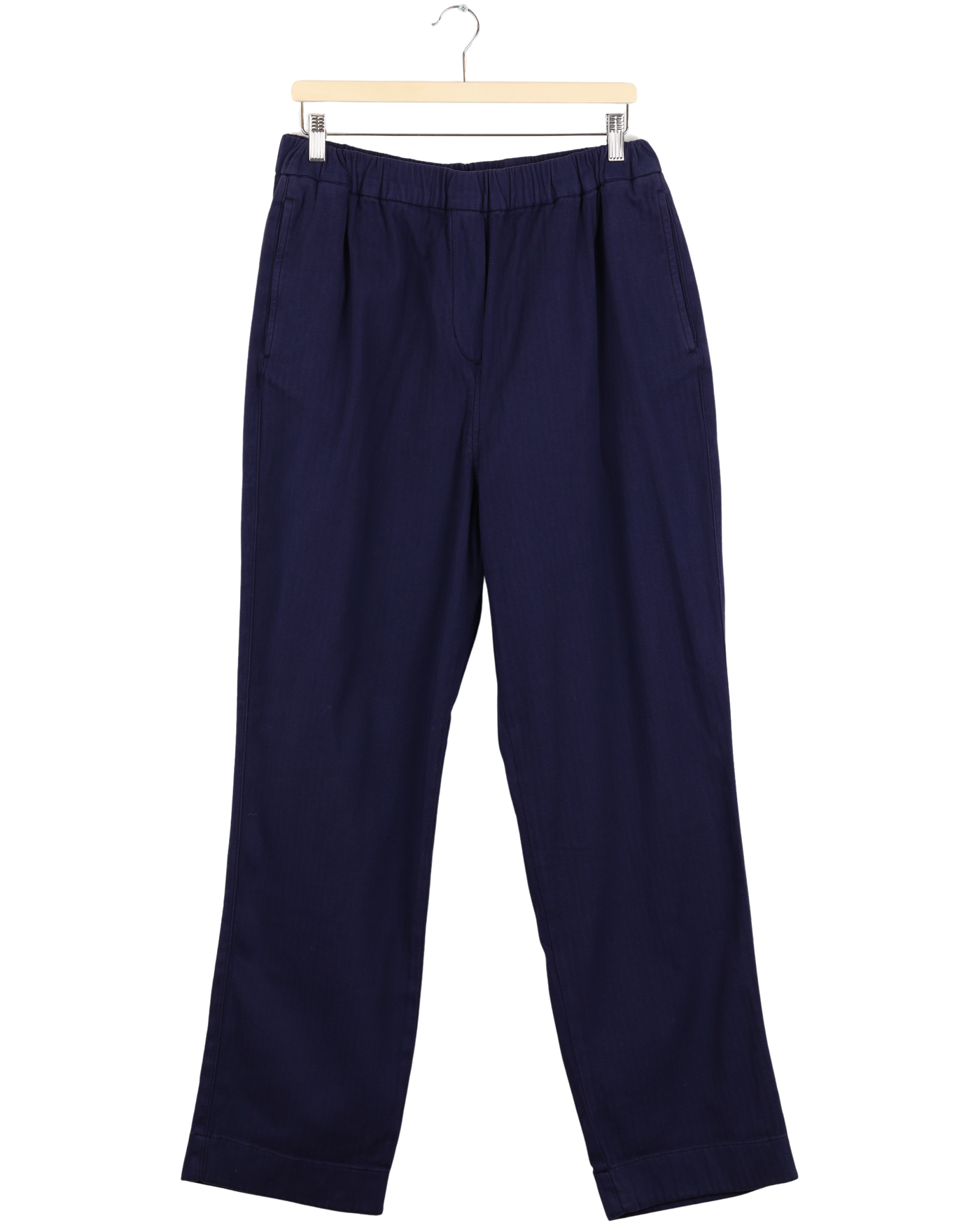 Secondhand Maia Herringbone Cotton Pant - French Blue