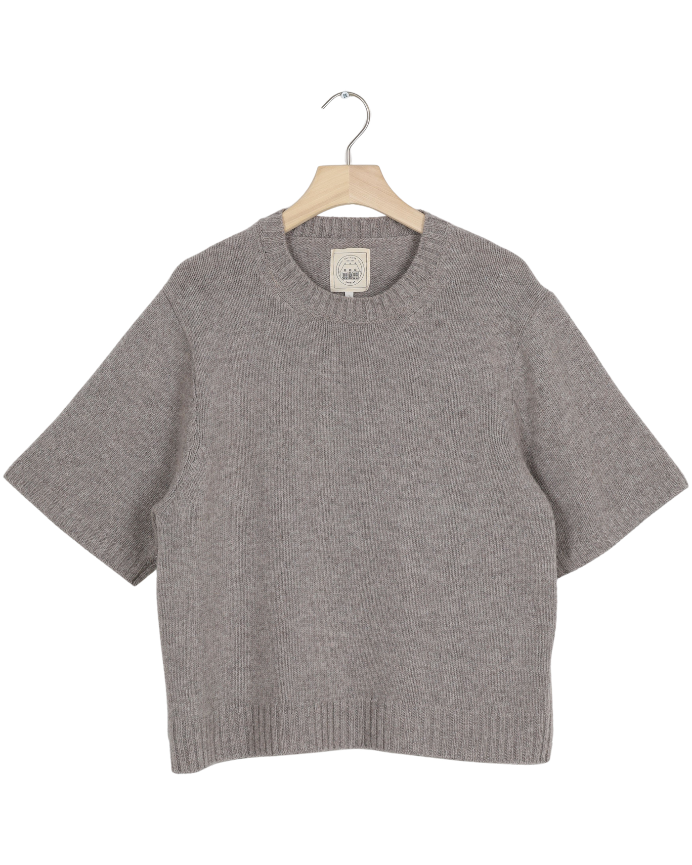 Secondhand Tulle Lambswool Jumper GOTS 243975 - Grafitti Grey Melangé