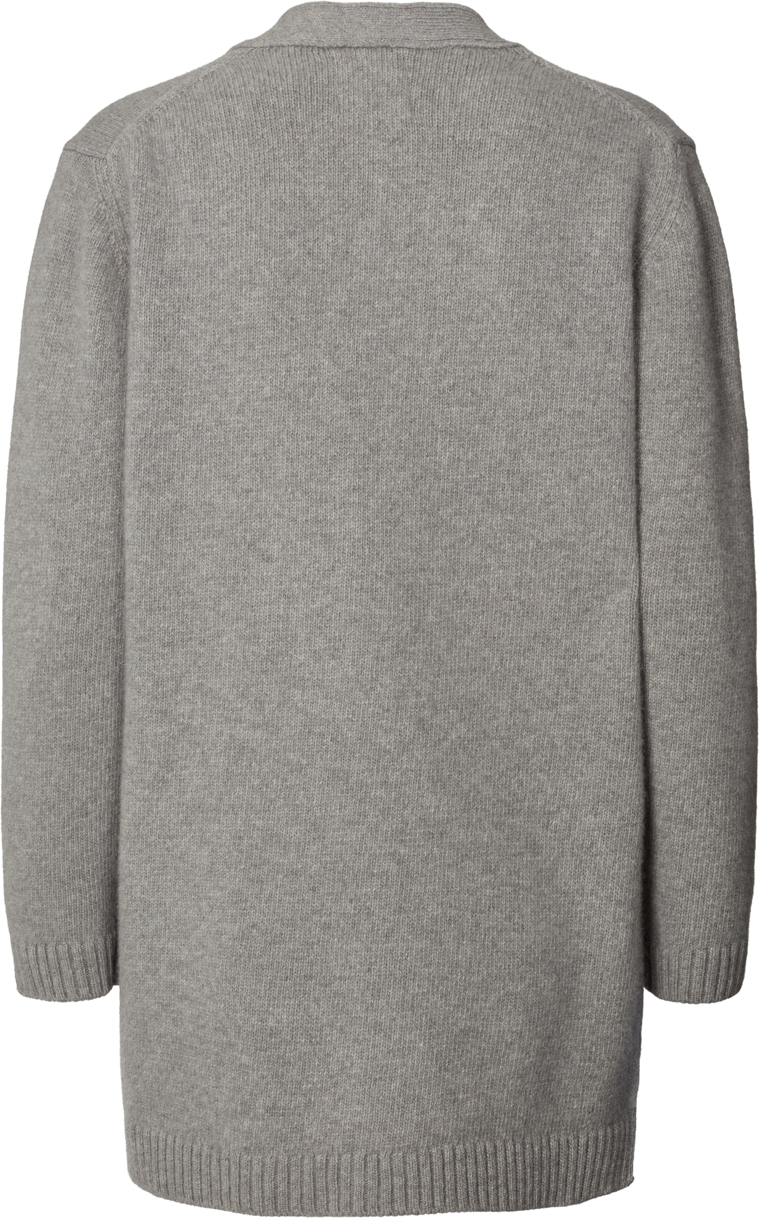GAI+LISVA Alba Lambswool Cardigan Lambswool l Knitwear 602 Grey Melange
