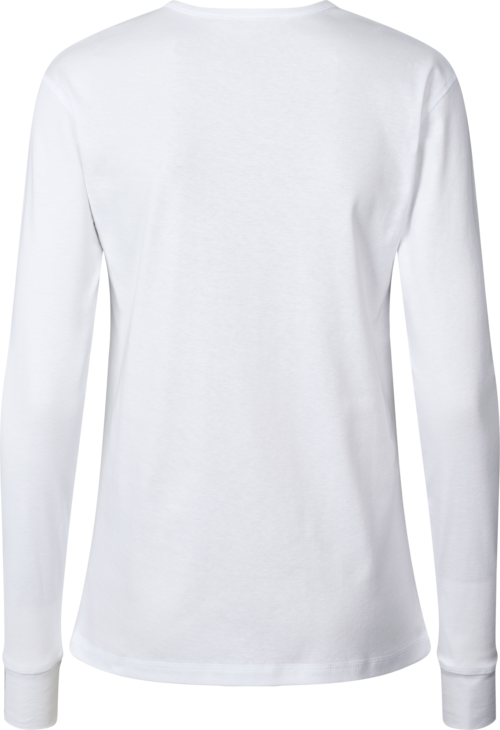 GAI+LISVA Ida Cotton 1x1 RIB Henley Tee GOTS 243975 Top 100 White