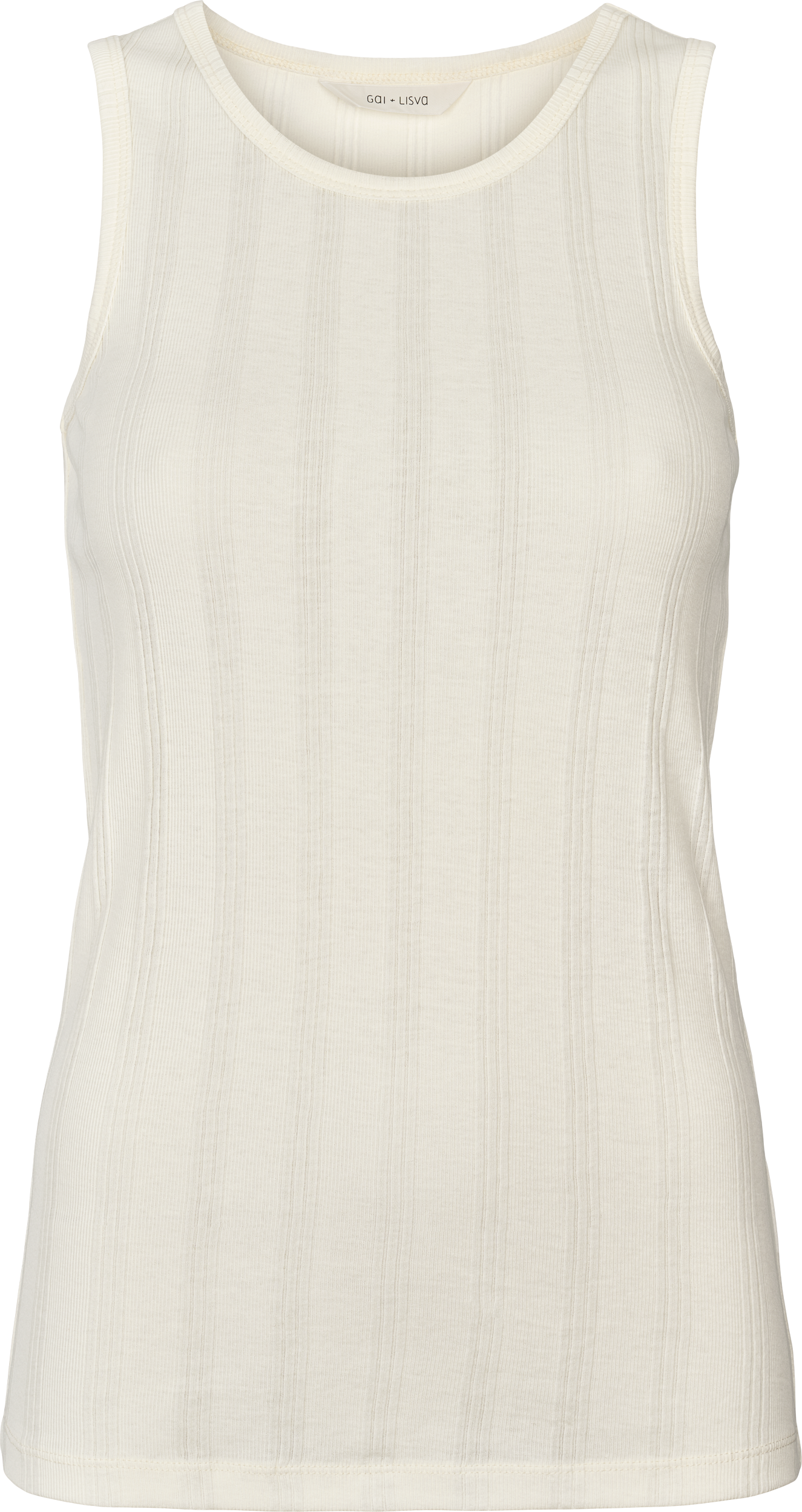 GAI+LISVA Alberte Cotton Top GOTS Top 150 Off White