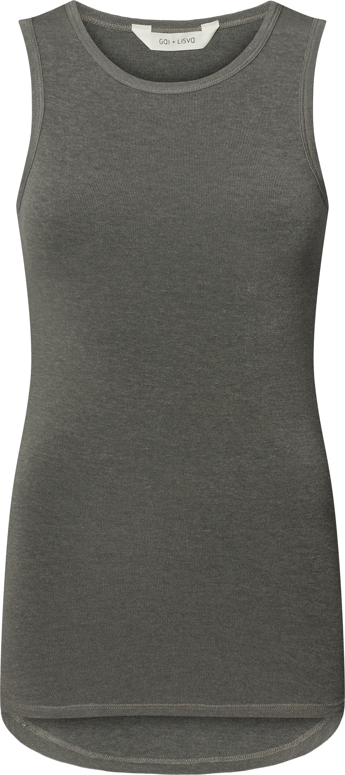 GAI+LISVA Alberte Wool Top Top 132 Dark Gull Grey