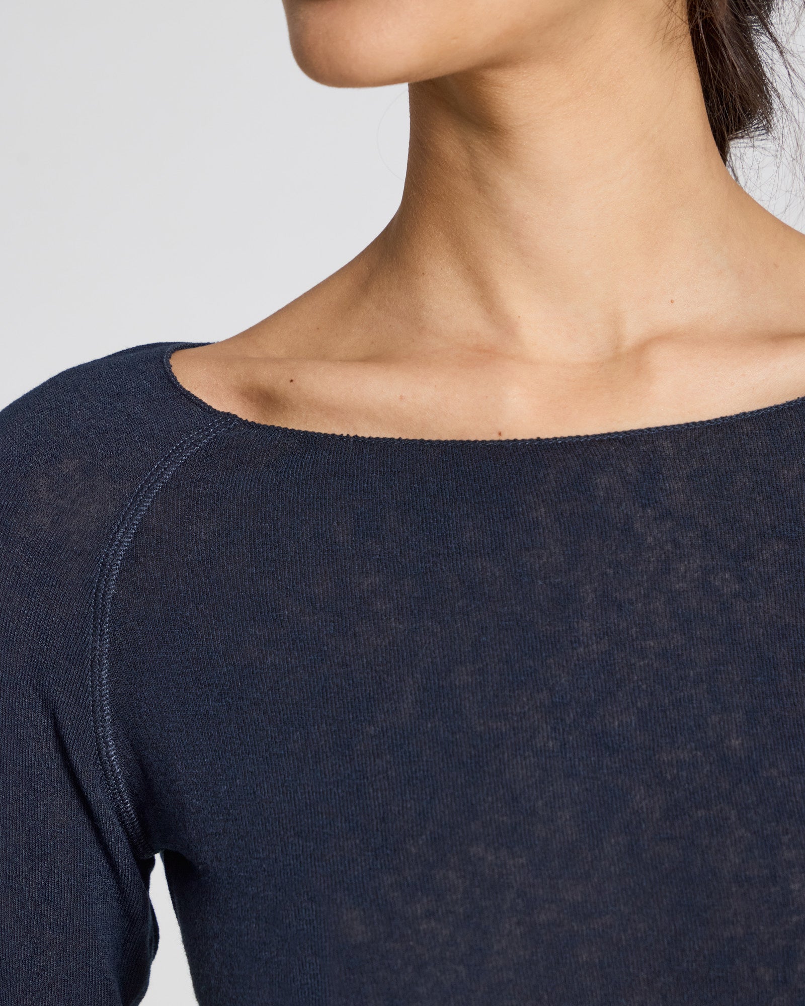 GAI+LISVA Amalie Wool Top Tops & T-shirts 181 Midnight Blue