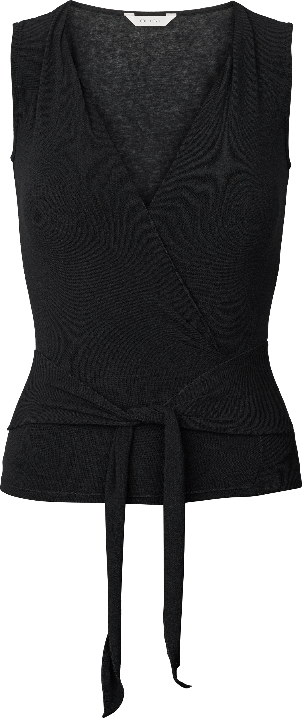 GAI+LISVA Julie Wrap Top Top 650 Black