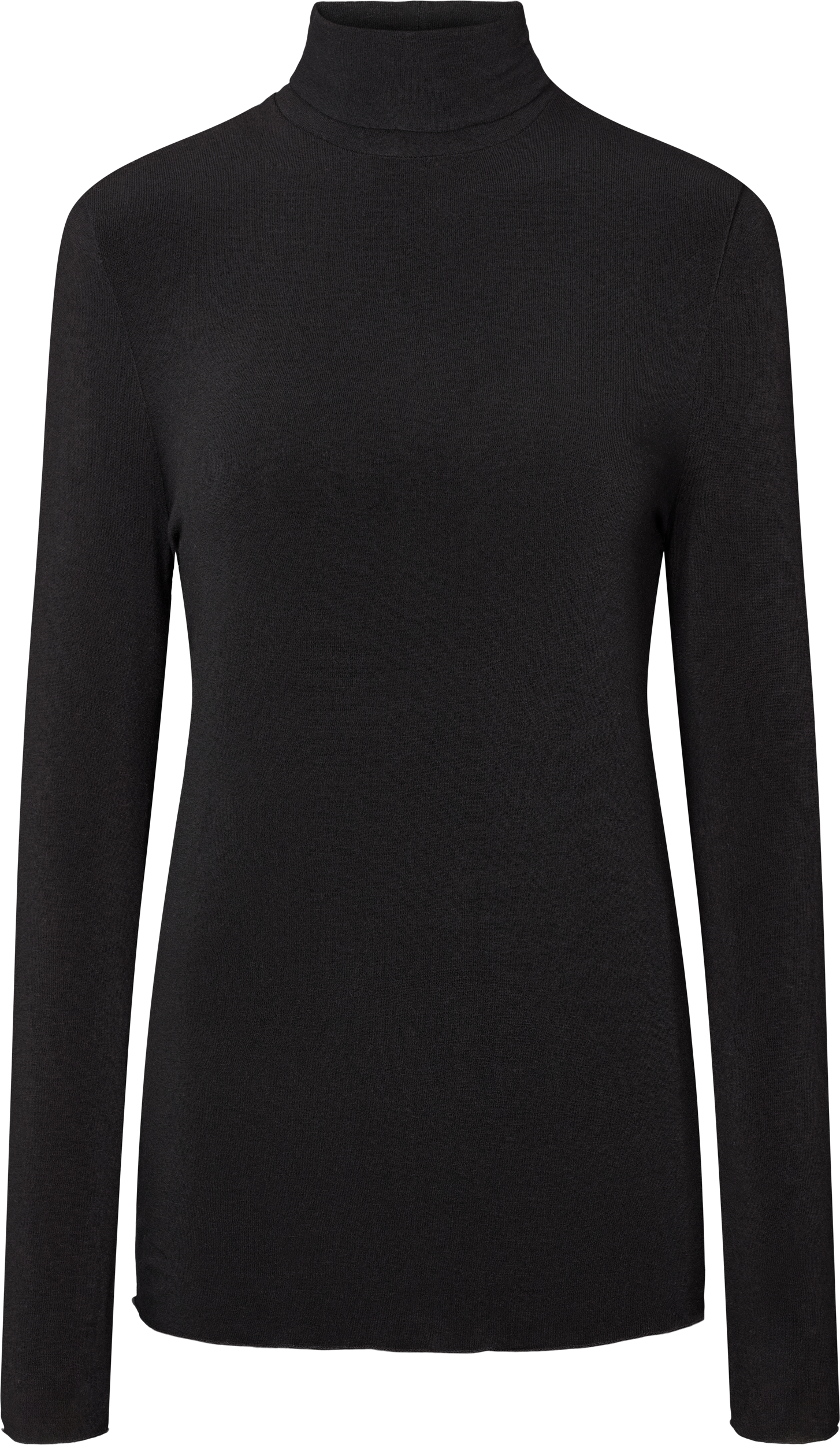 GAI+LISVA Anna Wool Turtleneck Top 650 Black