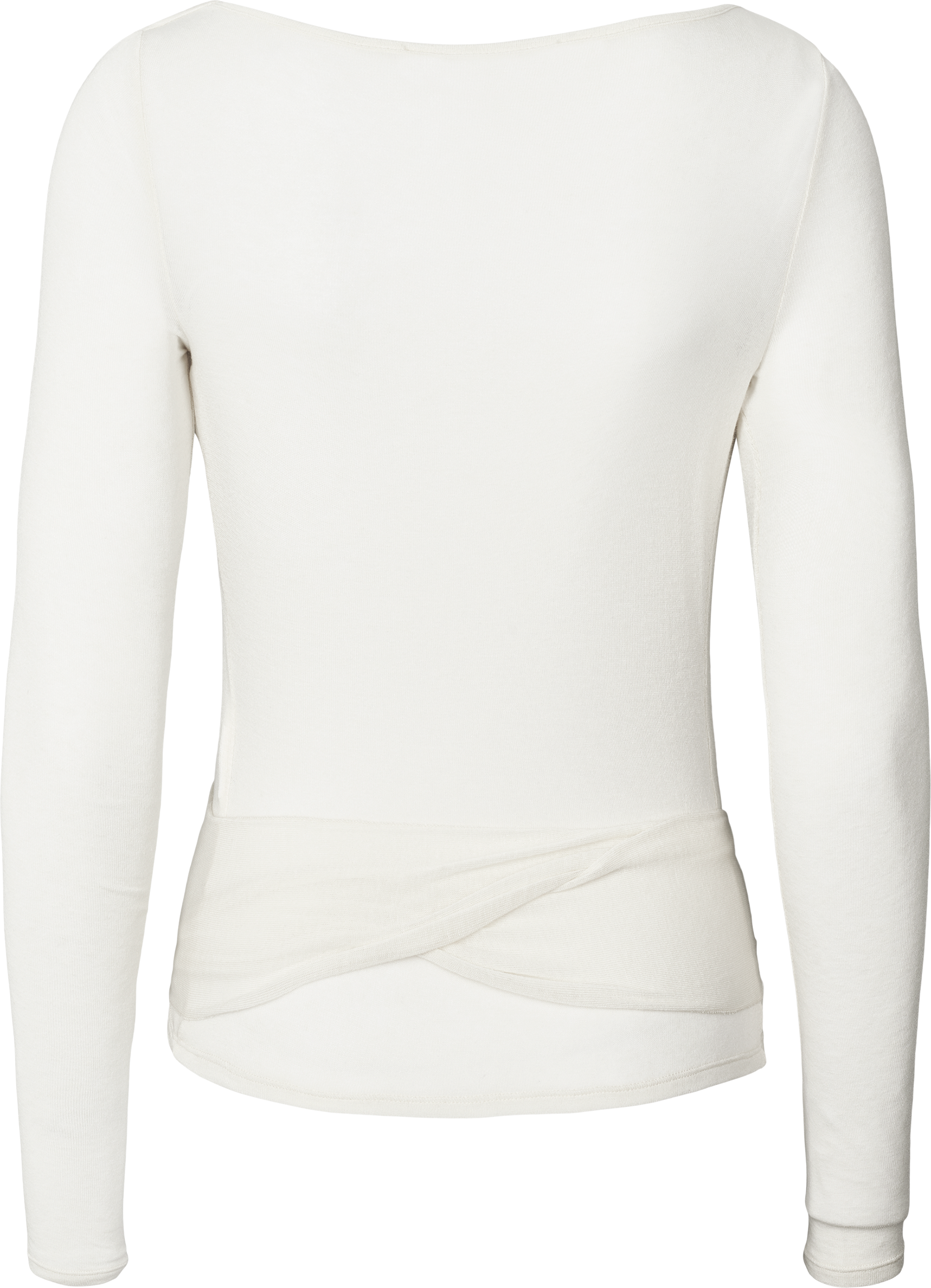 GAI+LISVA Anne Wool Wrap Top Tops & T-shirts 100 White