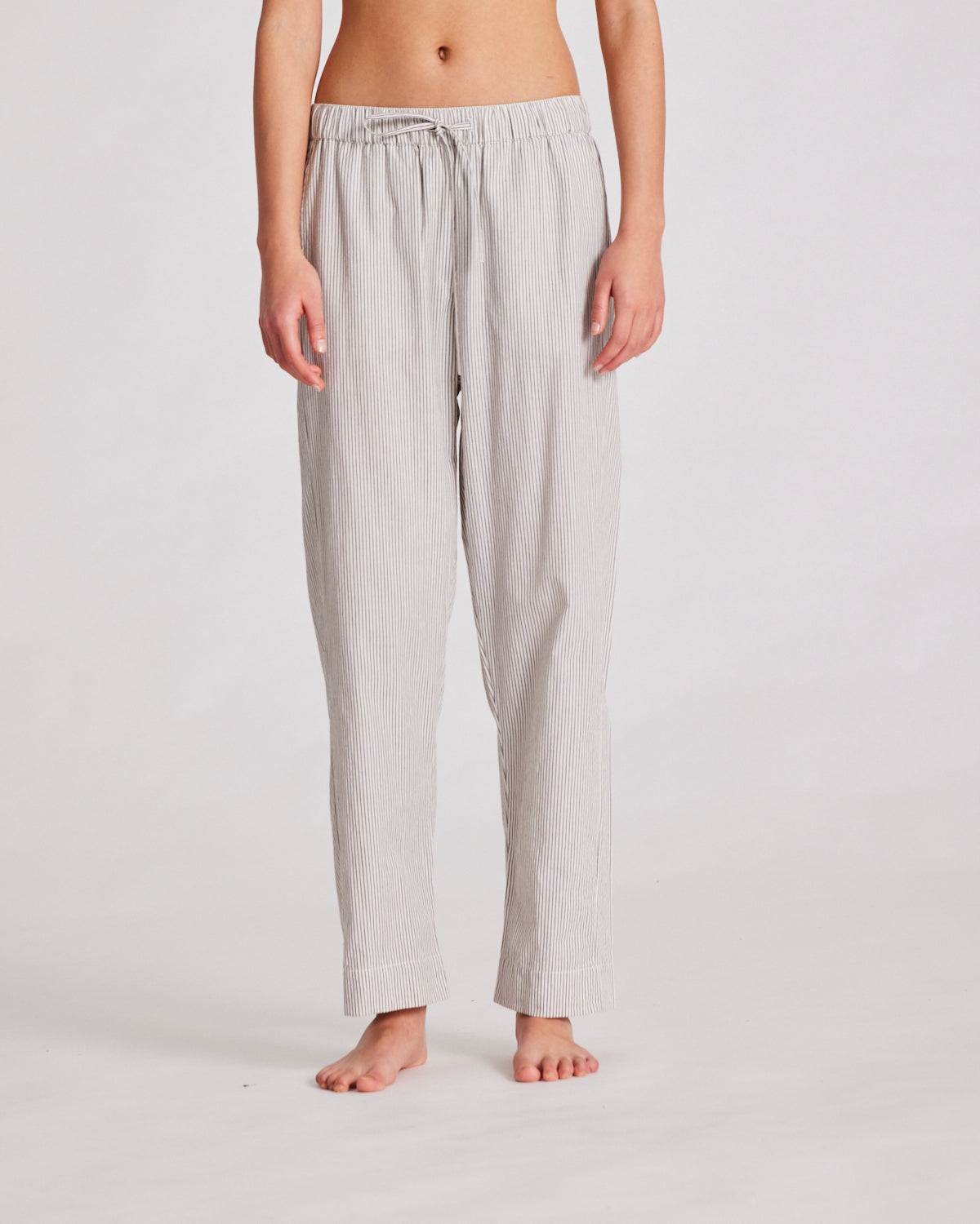 GAI+LISVA Astrid Pant Poplin Pants & Shorts 126 Mulch White Stripe