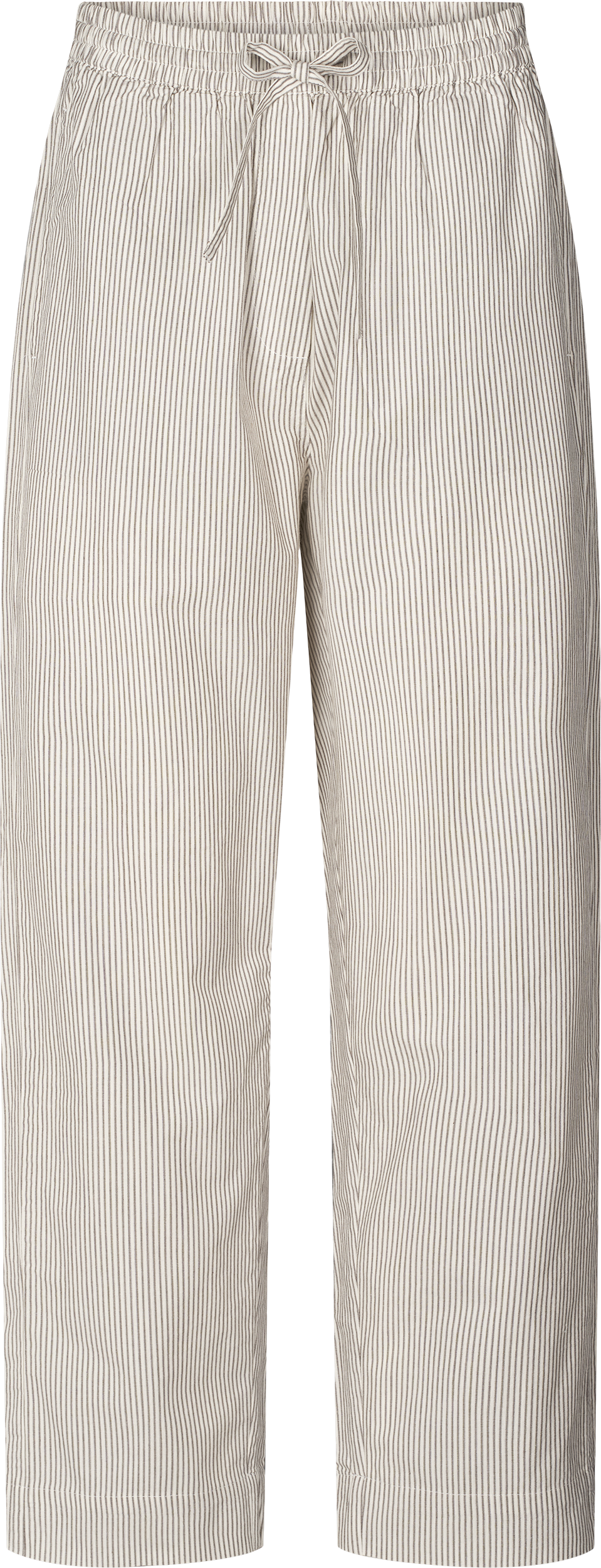 GAI+LISVA Astrid Pant Poplin Pants & Shorts 126 Mulch White Stripe