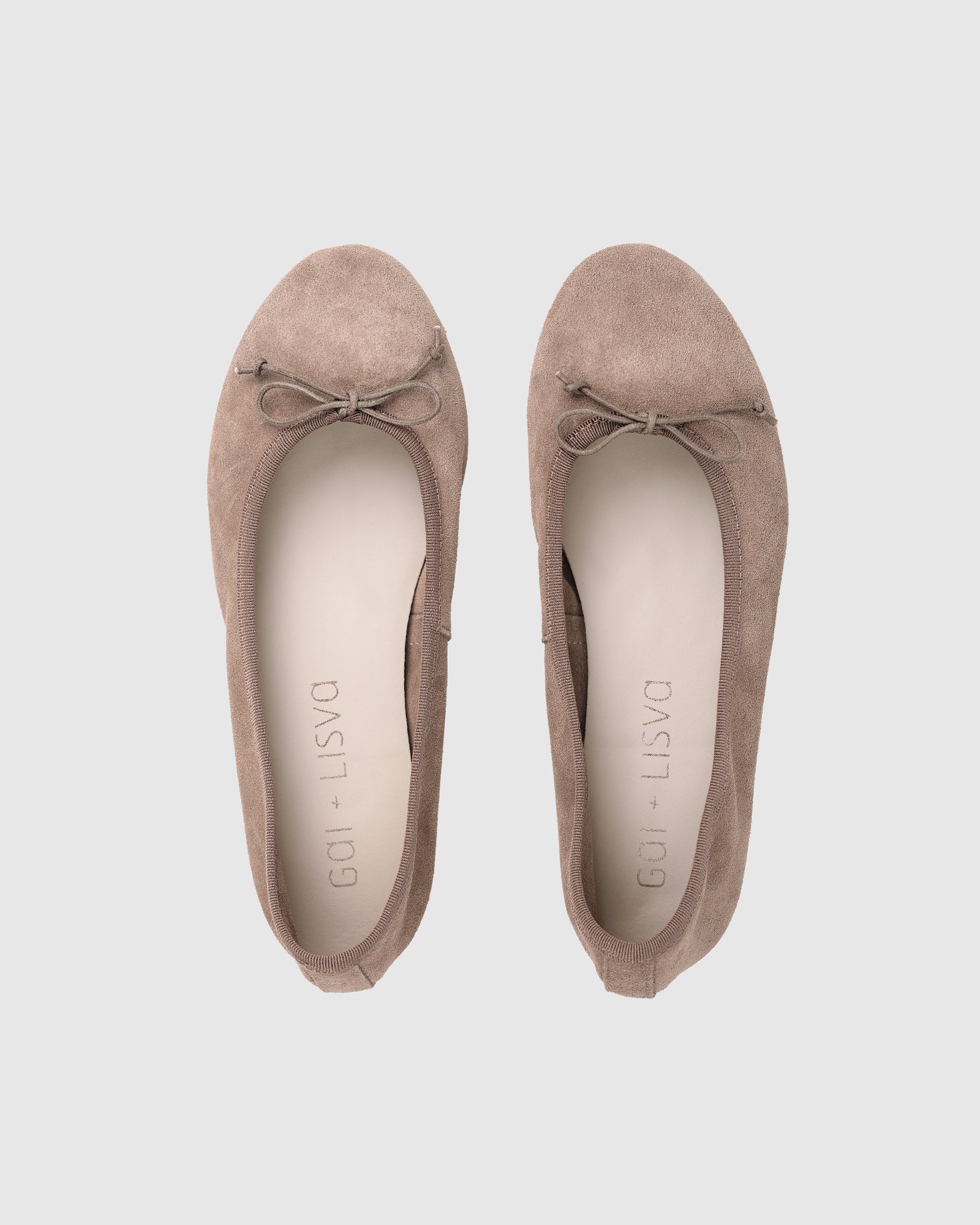 GAI+LISVA ACCESSORIES Ballerina Accessories Suede Camel