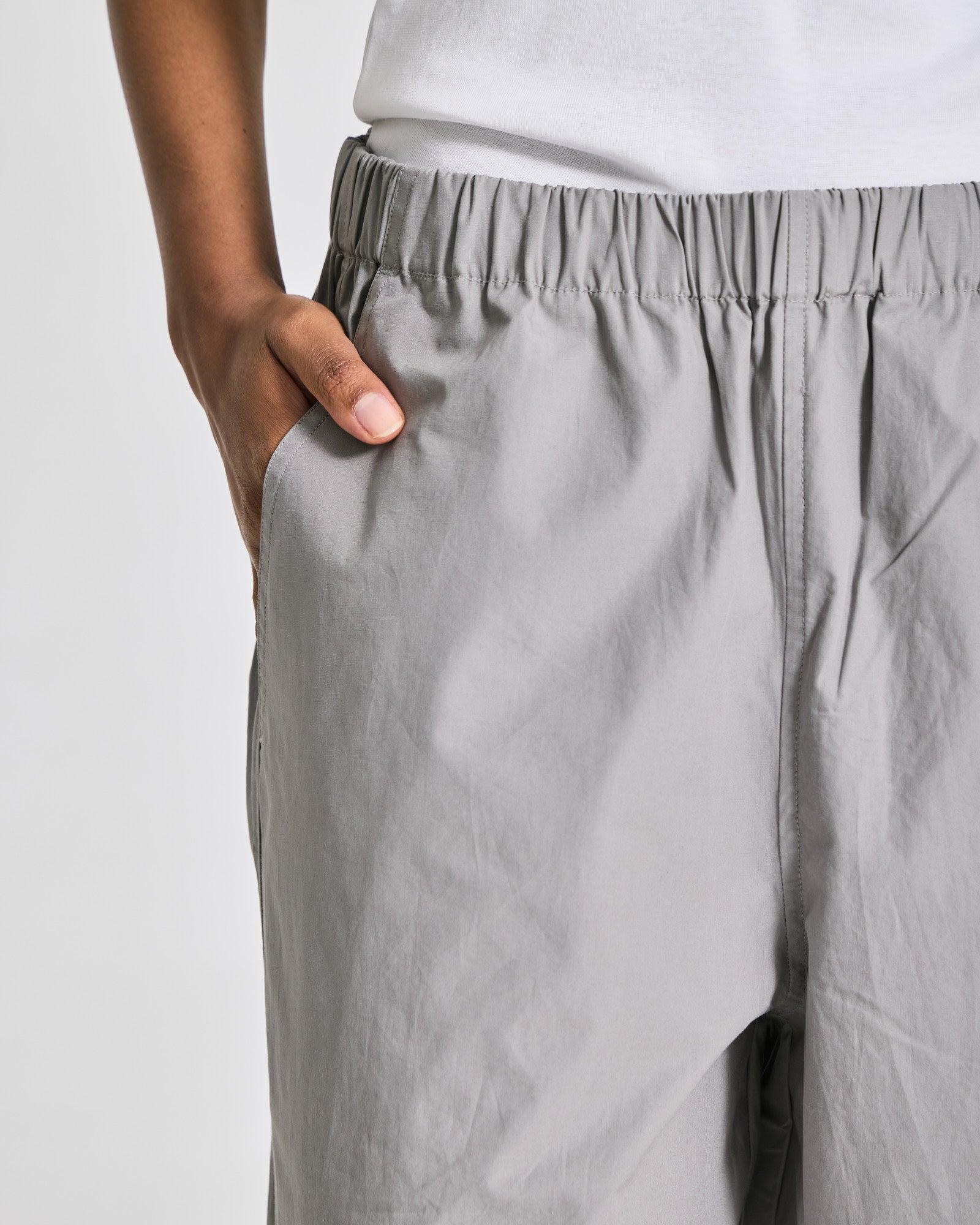 GAI+LISVA Christine Poplin Pants GOTS Trousers & Shorts 701 Monument