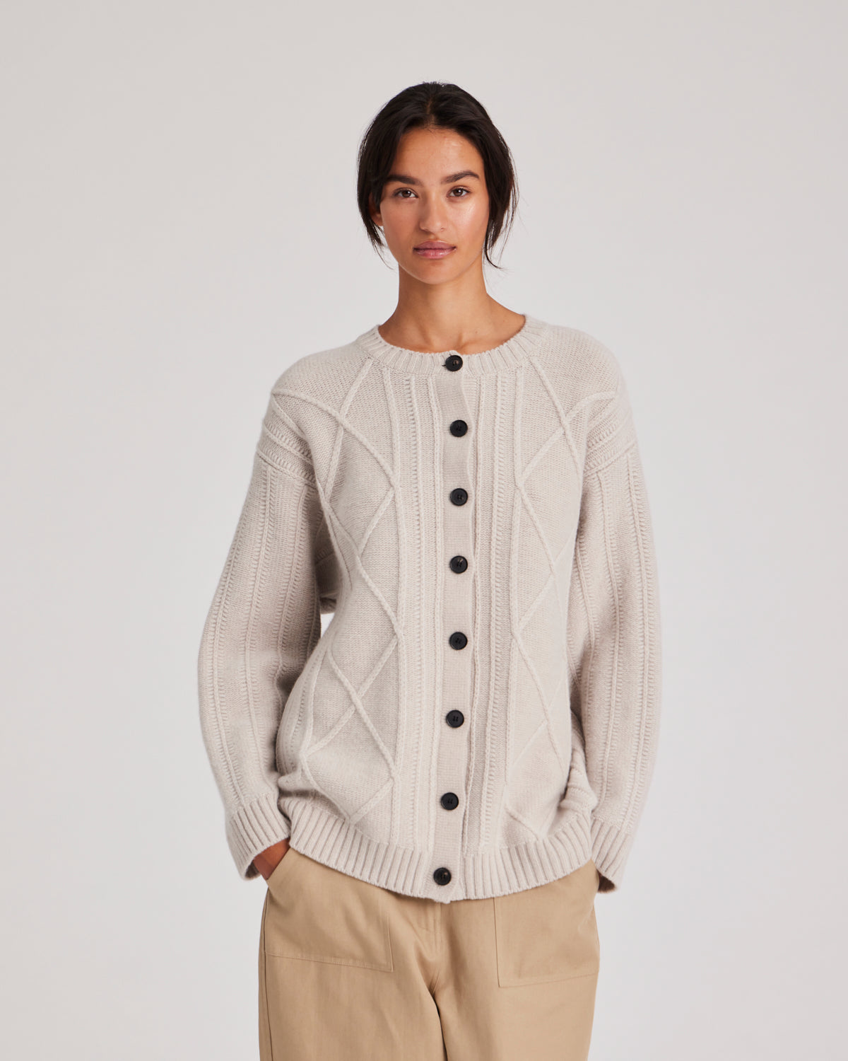 Clara Lambswool Cardigan - Island Fossil