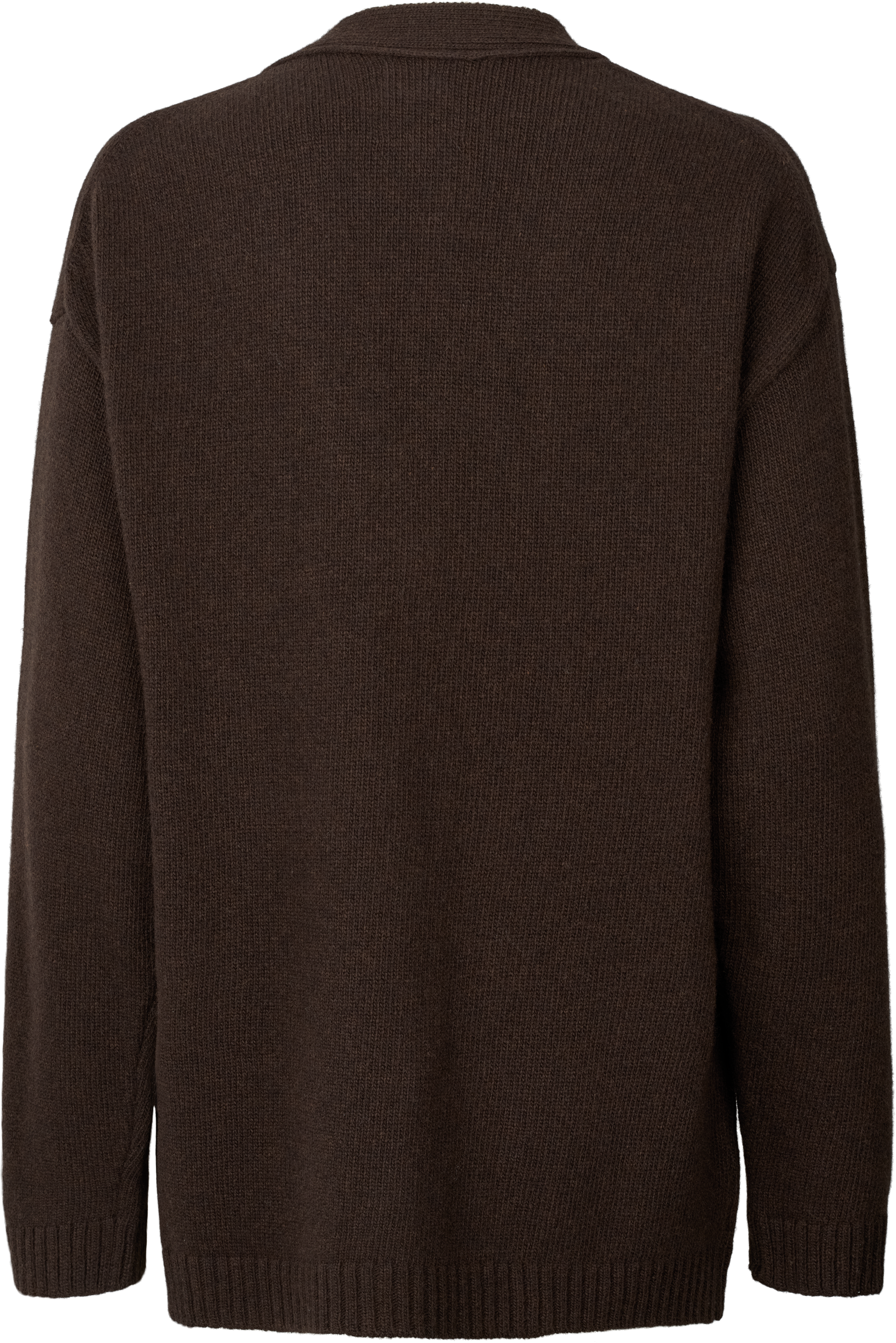 GAI+LISVA Edith Lambswool Cardigan GOTS 243975 Knit 681 Mulch