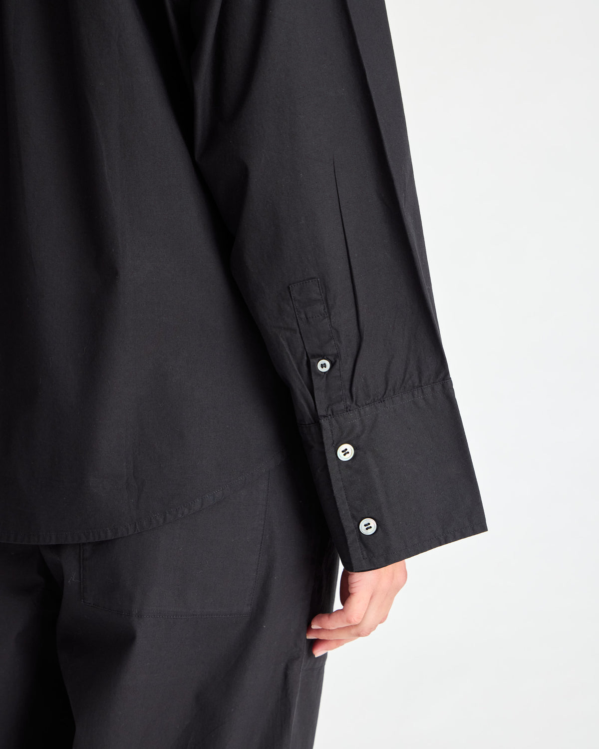 GAI+LISVA Flora Shirt Poplin Gots 243975 Shirt 650 Black