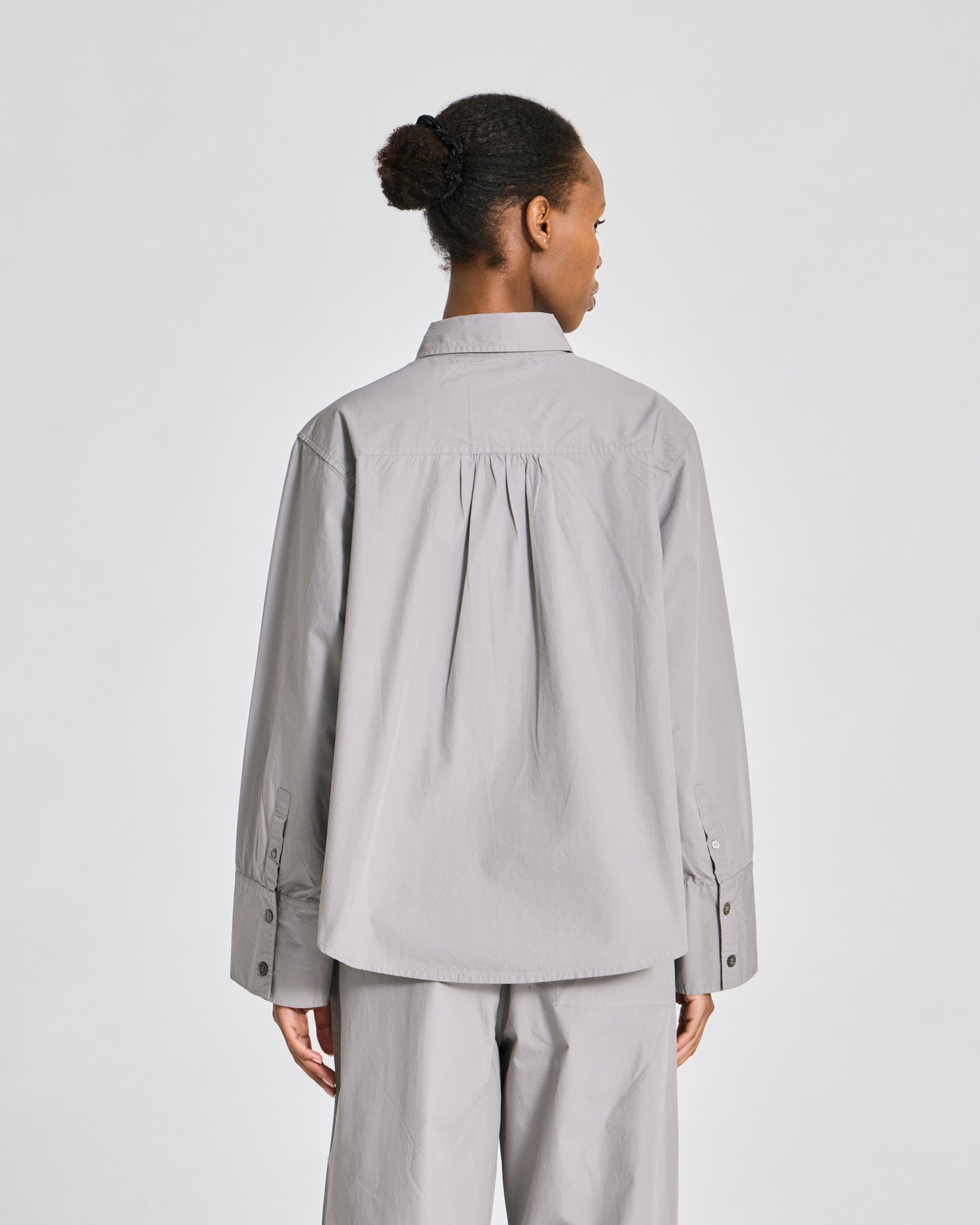 GAI+LISVA Flora Shirt Poplin Gots 243975 Shirts & Blouses 701 Monument