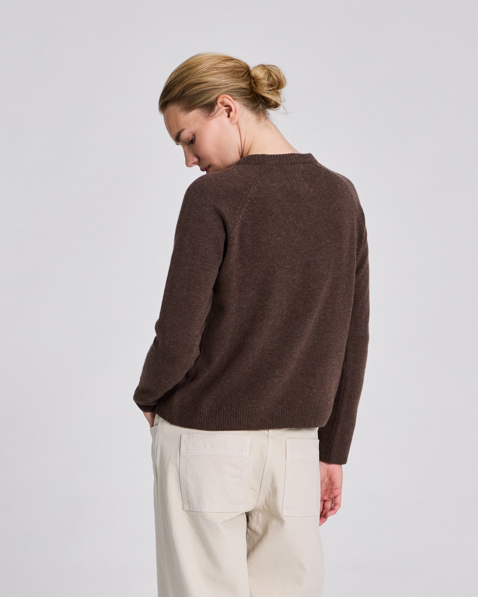 GAI+LISVA Gertrud L/S Pullover Lambswool Knit Lambswool l Knitwear 676 Major Brown