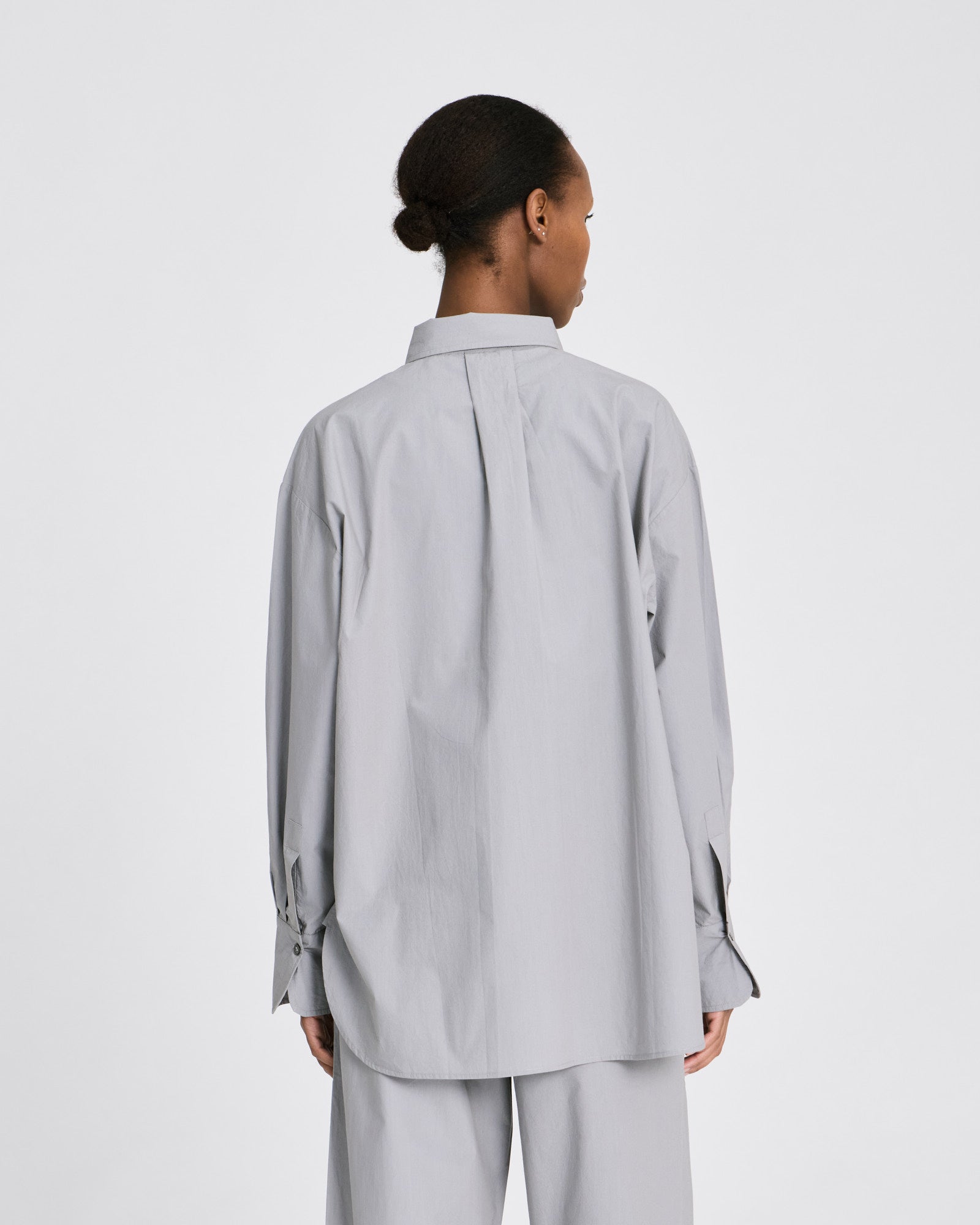 GAI+LISVA Luna L/S Poplin Shirt GOTS Shirts & Blouses 701 Monument