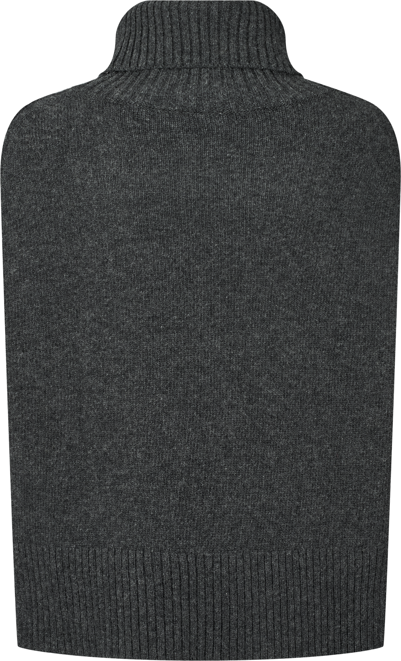 GAI+LISVA Michelle Neck Piece Knit 605 Dark Grey Melangè