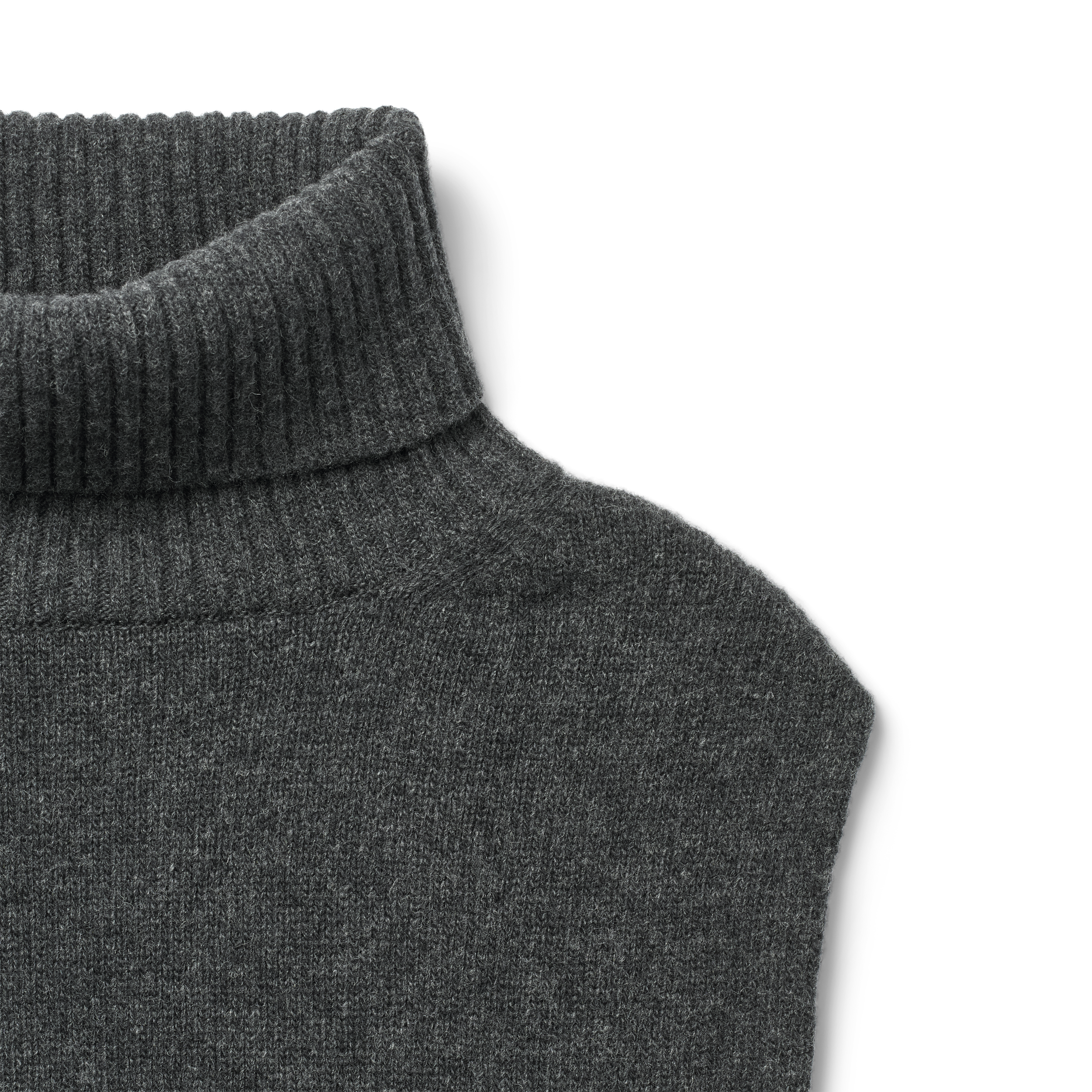 GAI+LISVA Michelle Neck Piece Knit 605 Dark Grey Melangè