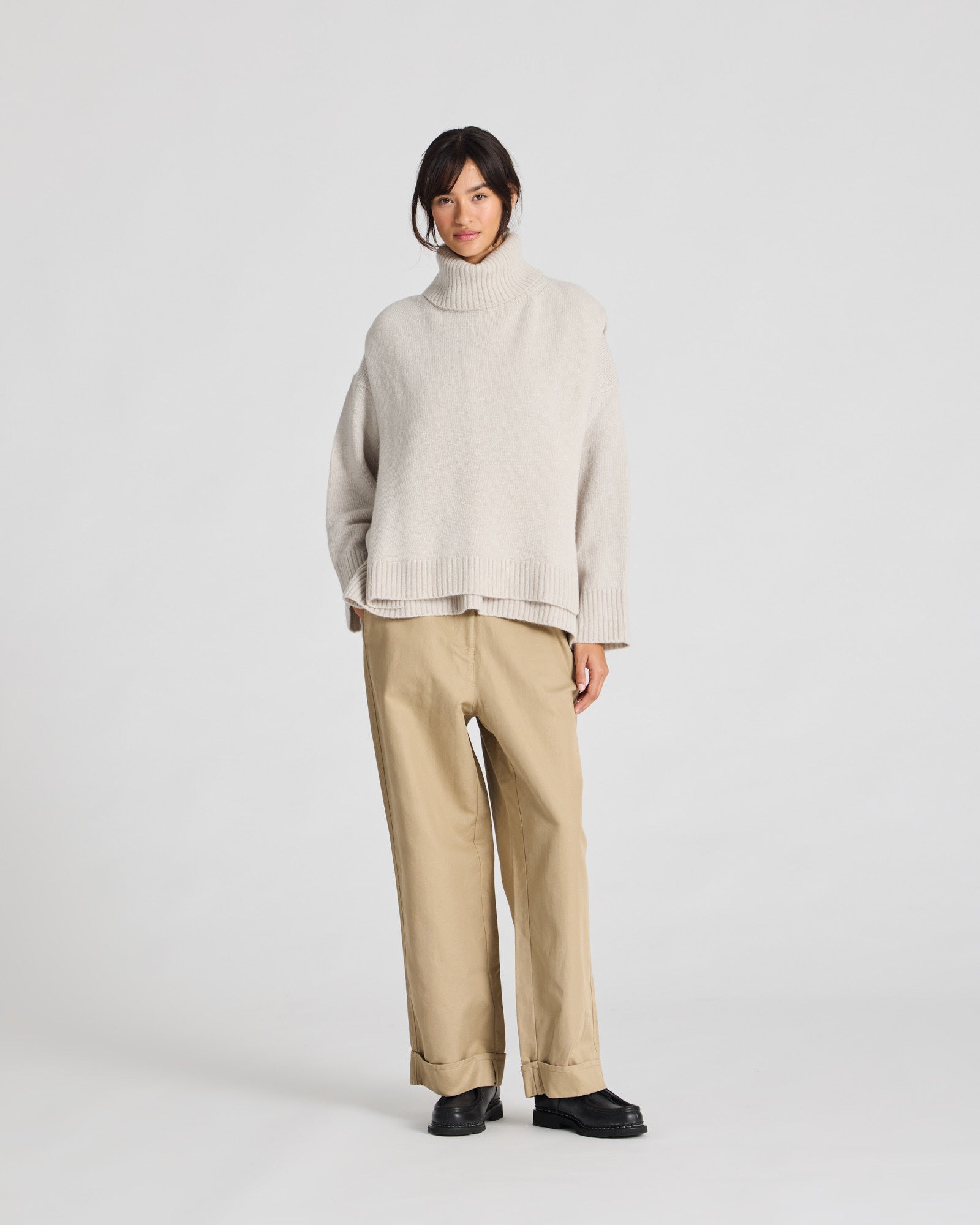 GAI+LISVA Michelle Neck Piece Knit 826 Island Fossil