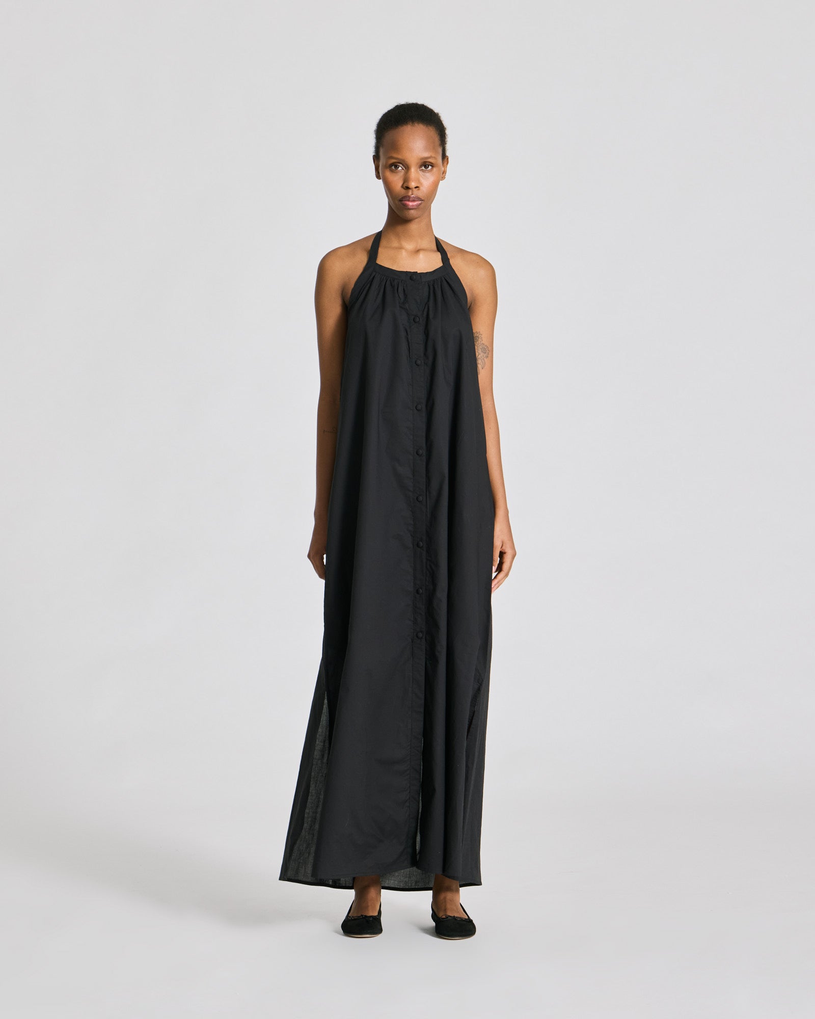 Nora Voile Halterneck Dress