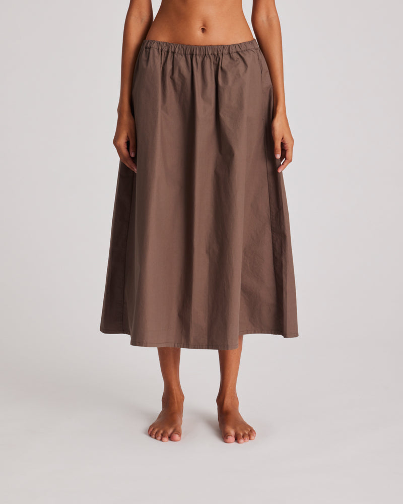 GAI+LISVA Petra Skirt Solid Poplin Dresses & Skirts 600 Bungee Cord