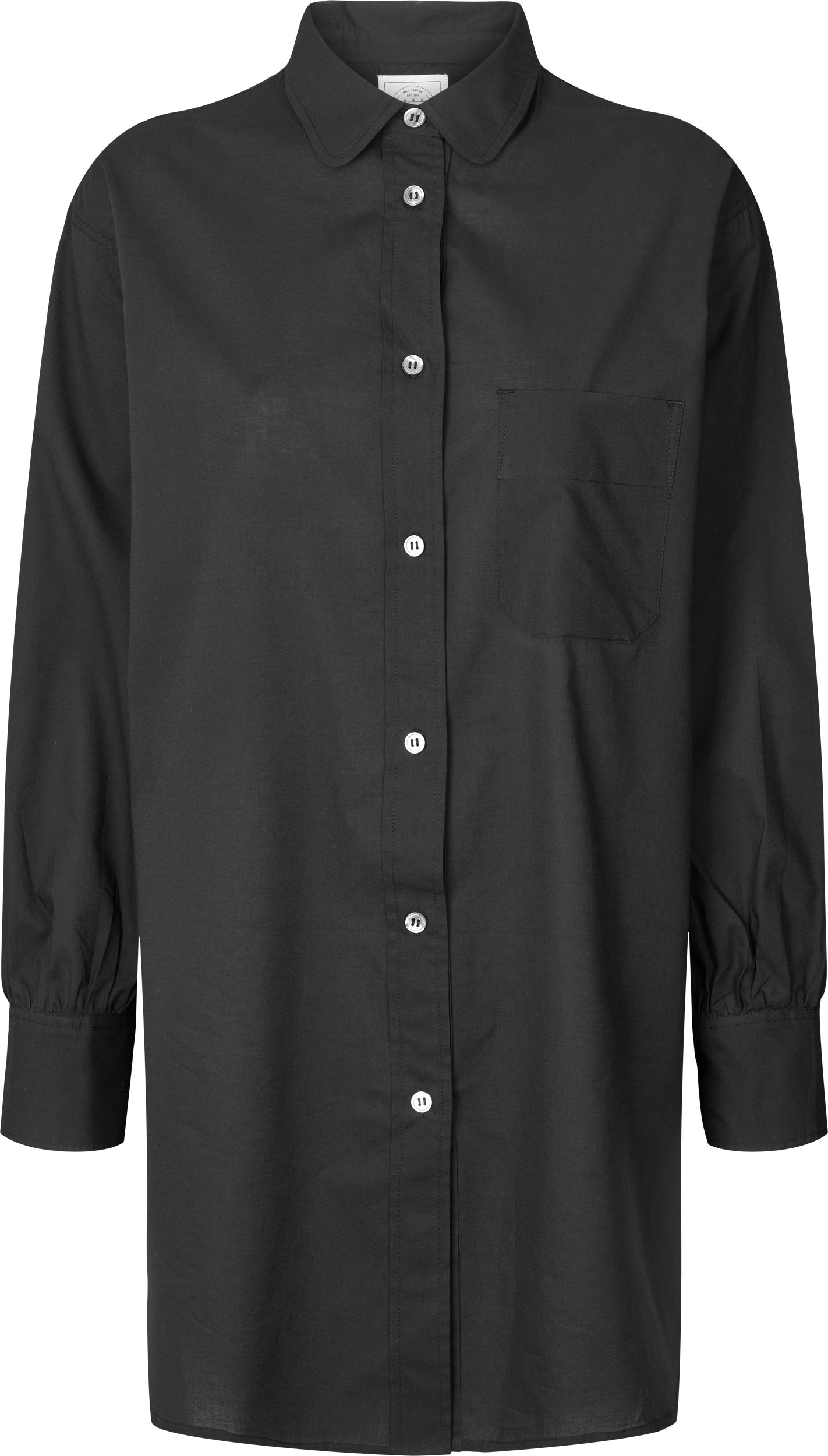 GAI+LISVA Rosa Shirt Poplin GOTS 243975 Shirt 650 Black