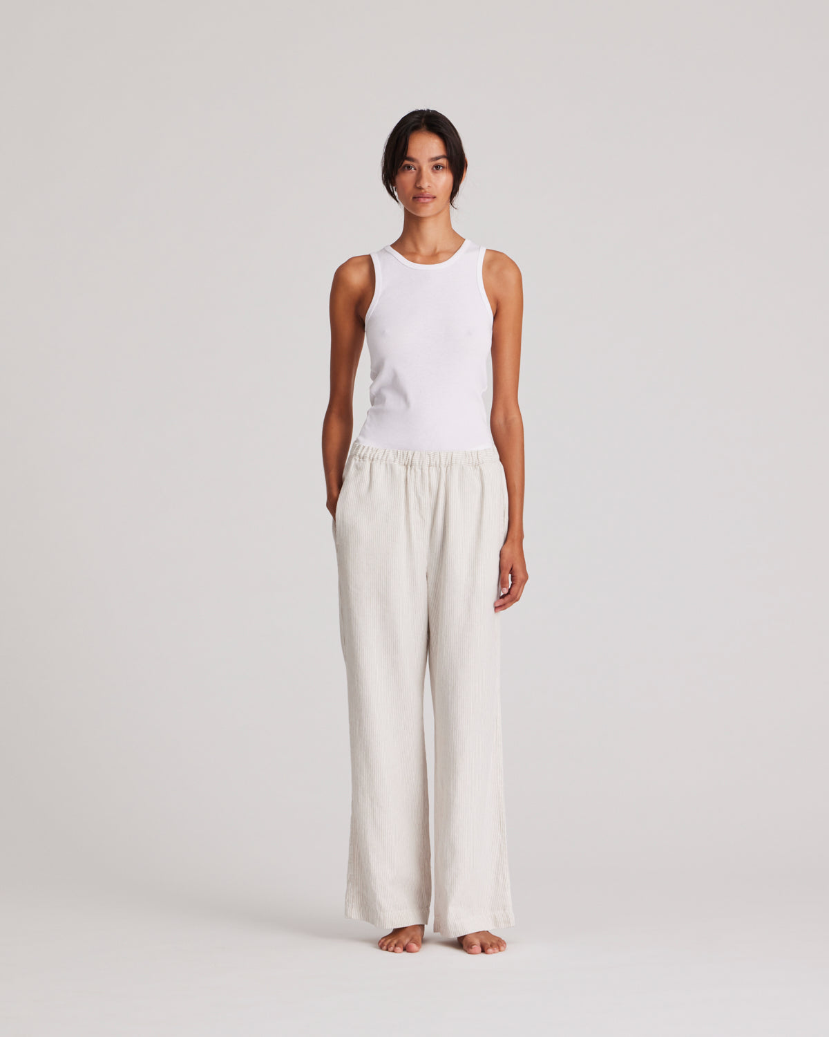 GAI+LISVA Sorina Pant Trousers & Shorts 151 Ecru