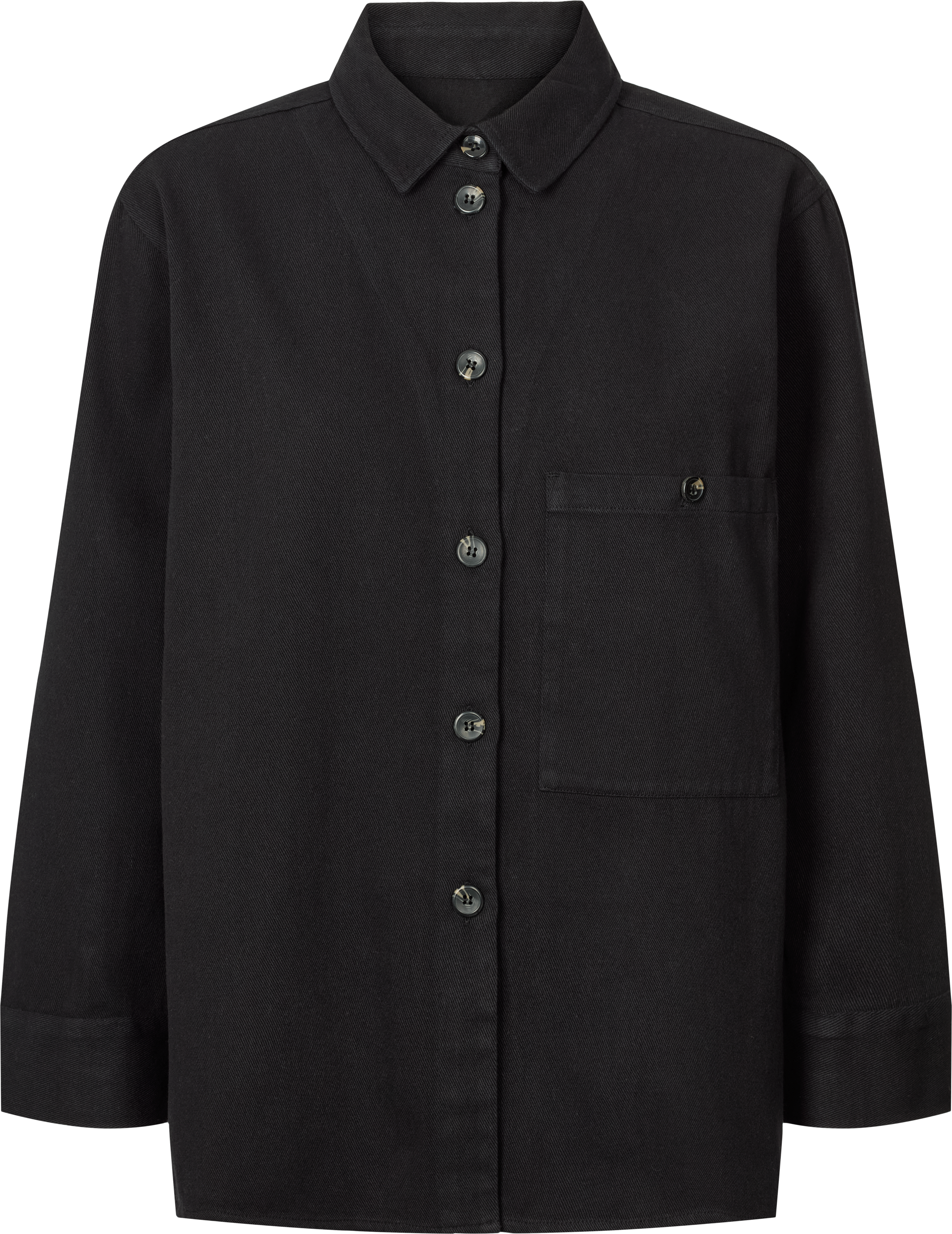 GAI+LISVA Sussie Twill Shirt GOTS 243975 Shirt 650 Black
