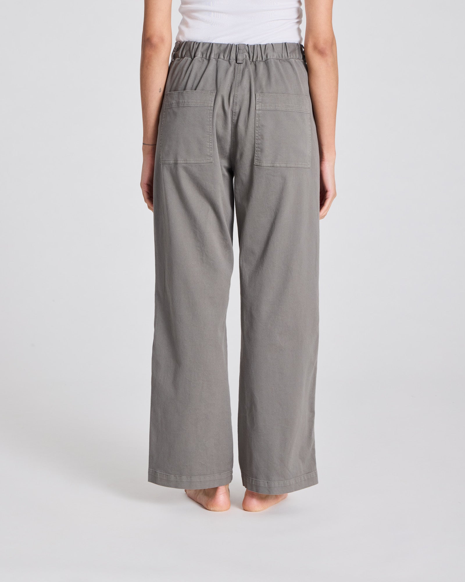 GAI+LISVA Tinne Cotton Twill Pant Pants & Shorts 193 Metal Grey