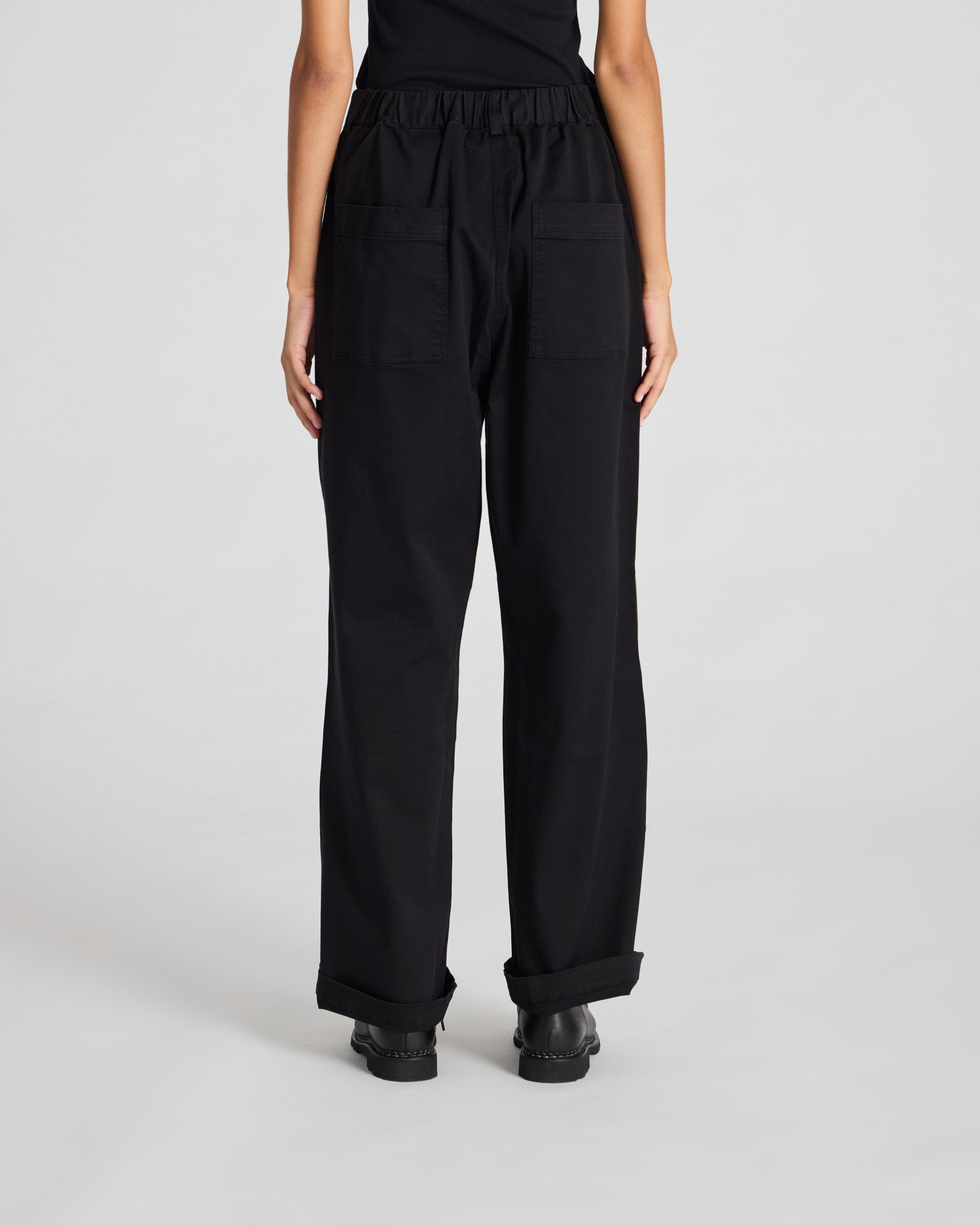 GAI+LISVA Tinne Cotton Twill Pant Pants & Shorts 650 Black