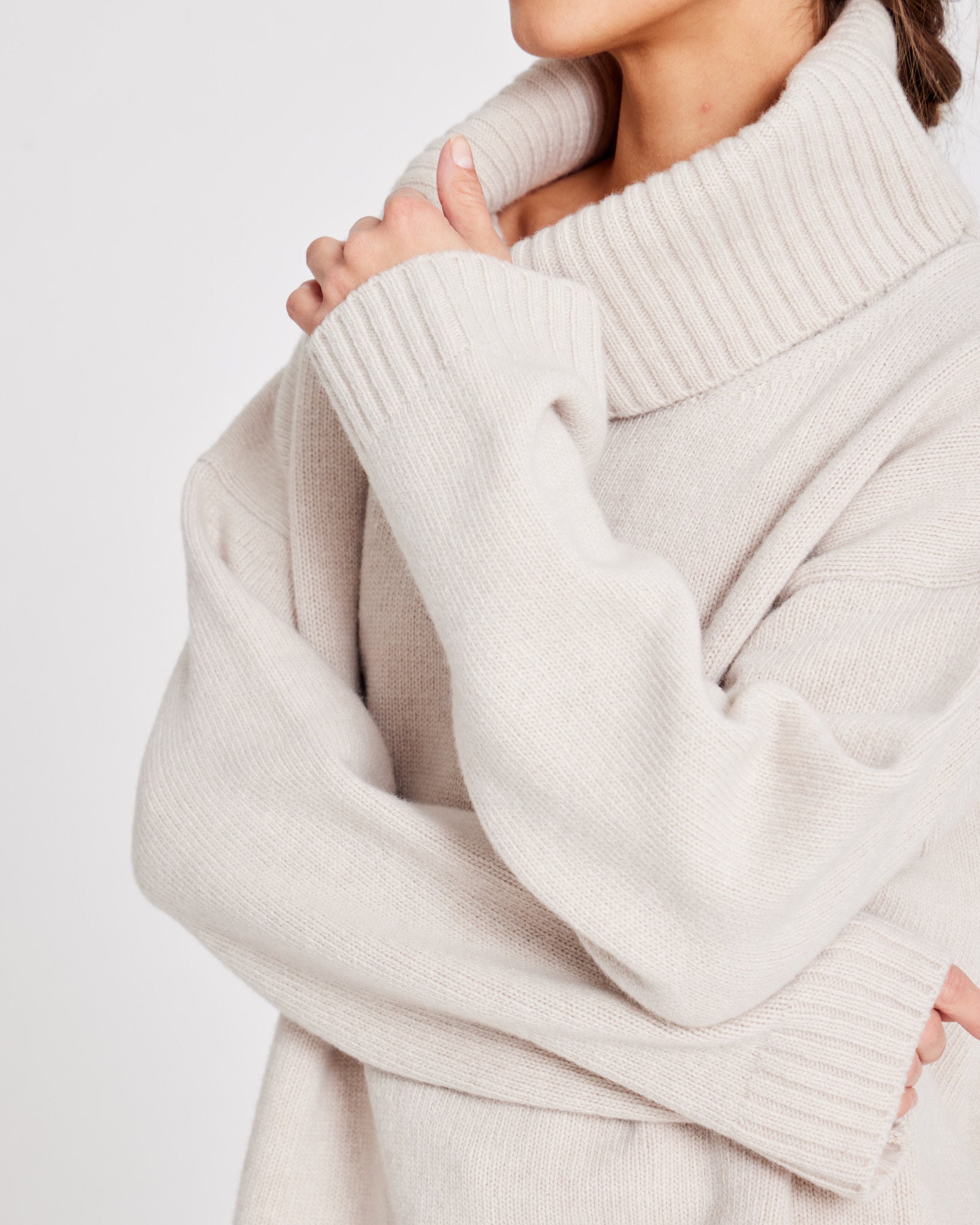 GAI+LISVA Vera Lambswool Jumper GOTS 243975 Knit 826 Island Fossil