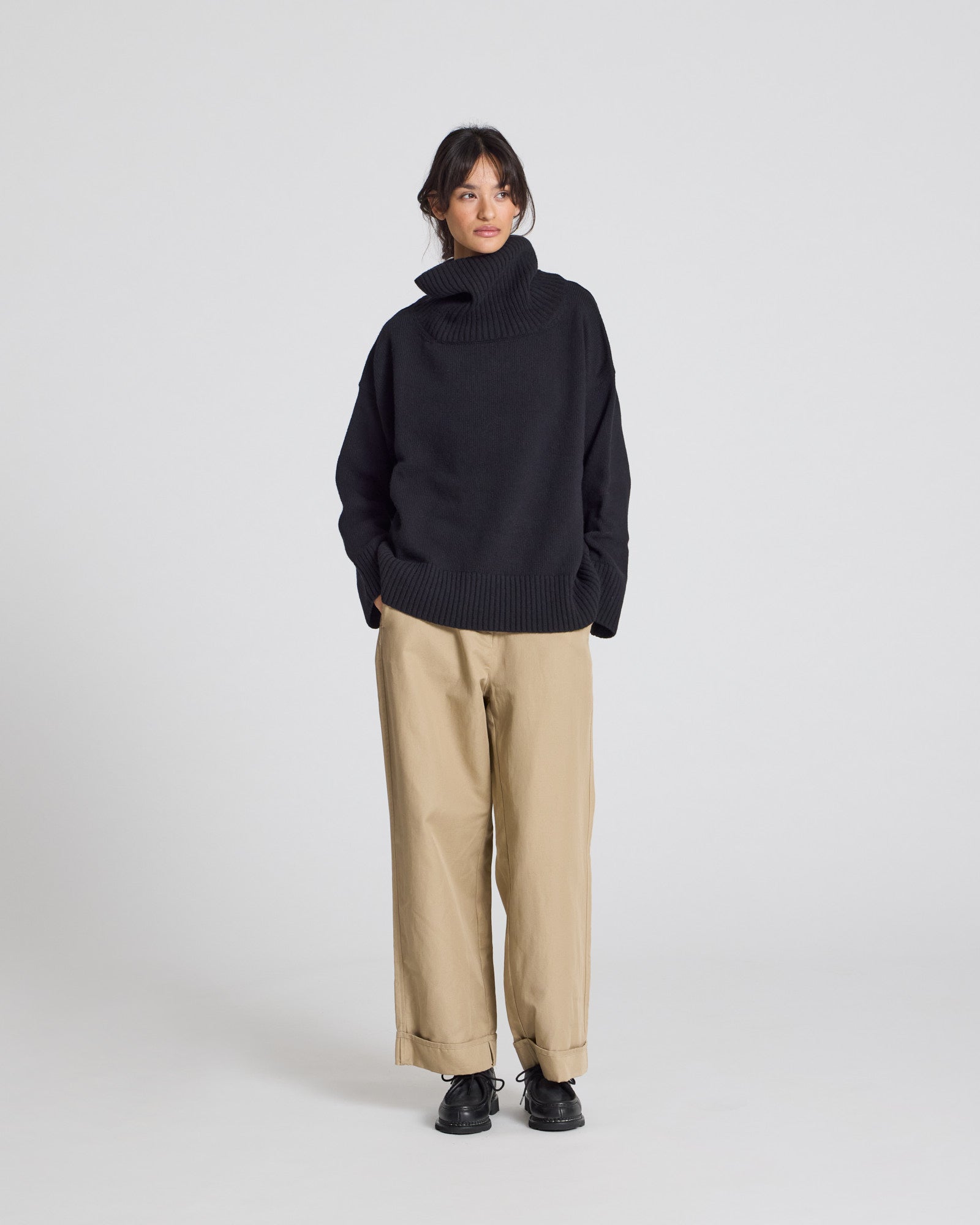 GAI+LISVA Vita Lambswool Jumper Lambswool l Knitwear 650 Black