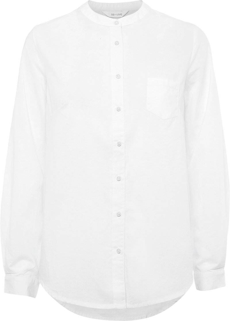 GAI+LISVA Woodie Voile Shirt Shirt 100 White