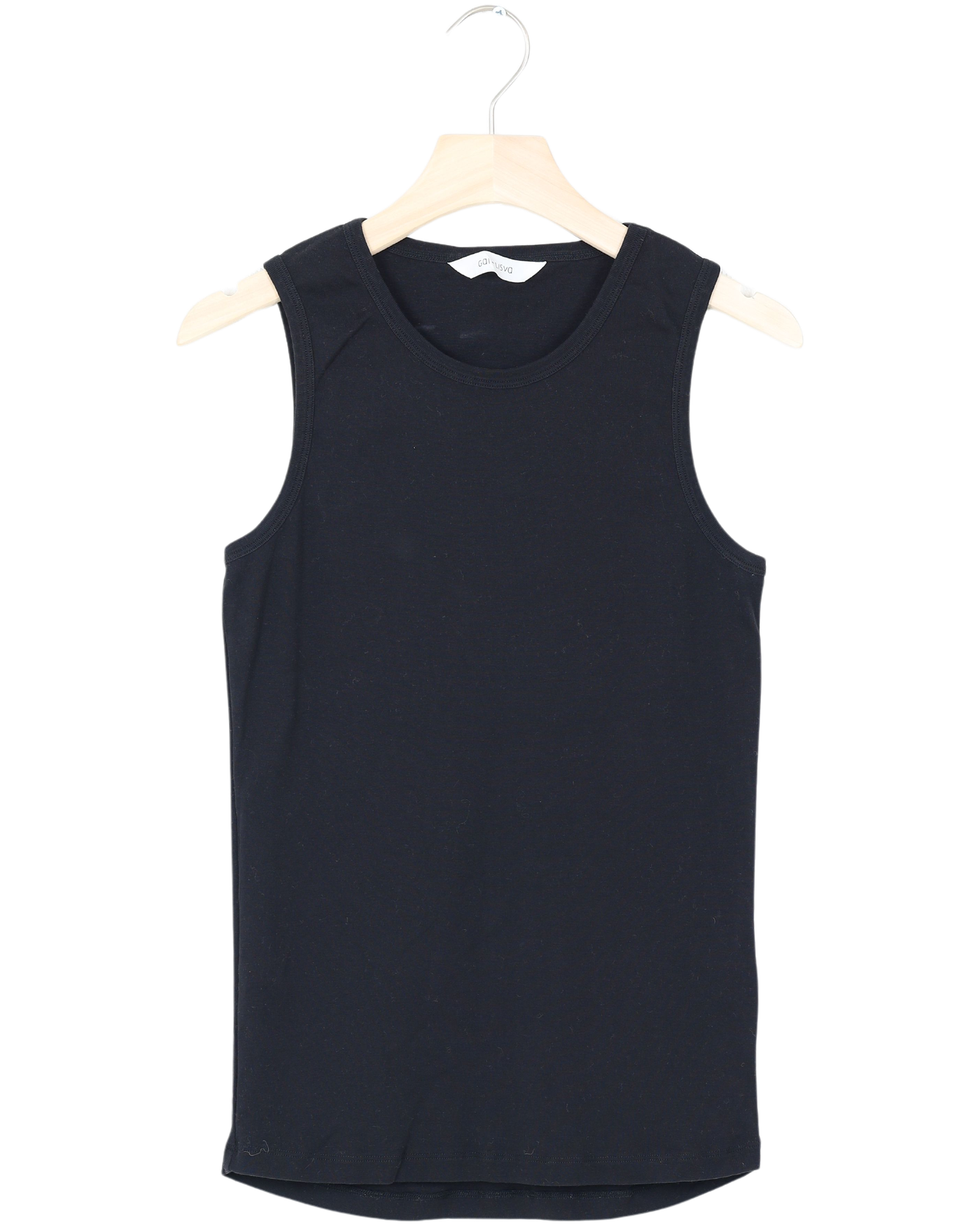 Secondhand Alberte Cotton 1x1 RIB Top - Black