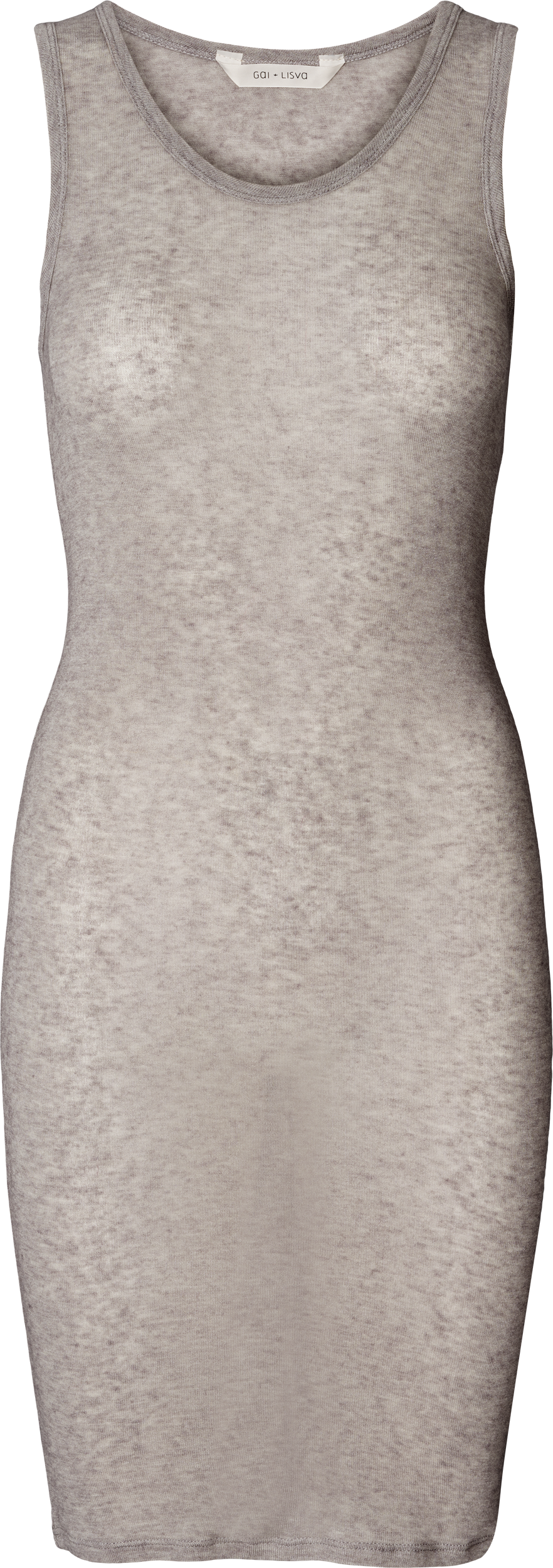 Anis Wool Slip Dress - Light Grey Melange Anis Wool Slip Dress - Light Grey Melange