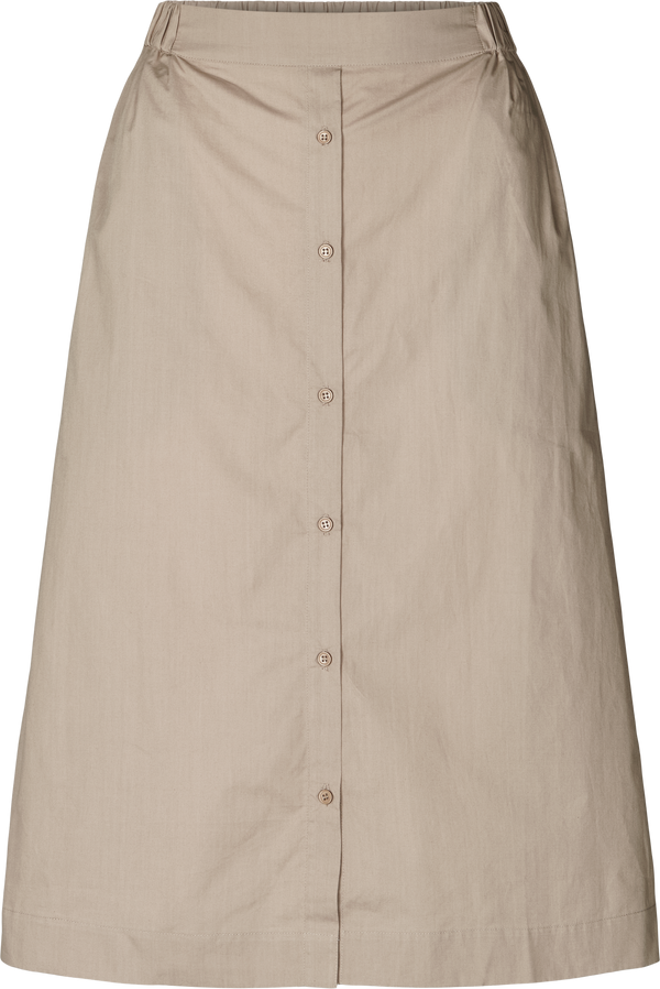 GAI+LISVA Benedicte Skirt Cotton Popllin Dresses & Skirts 628 Calm Grey