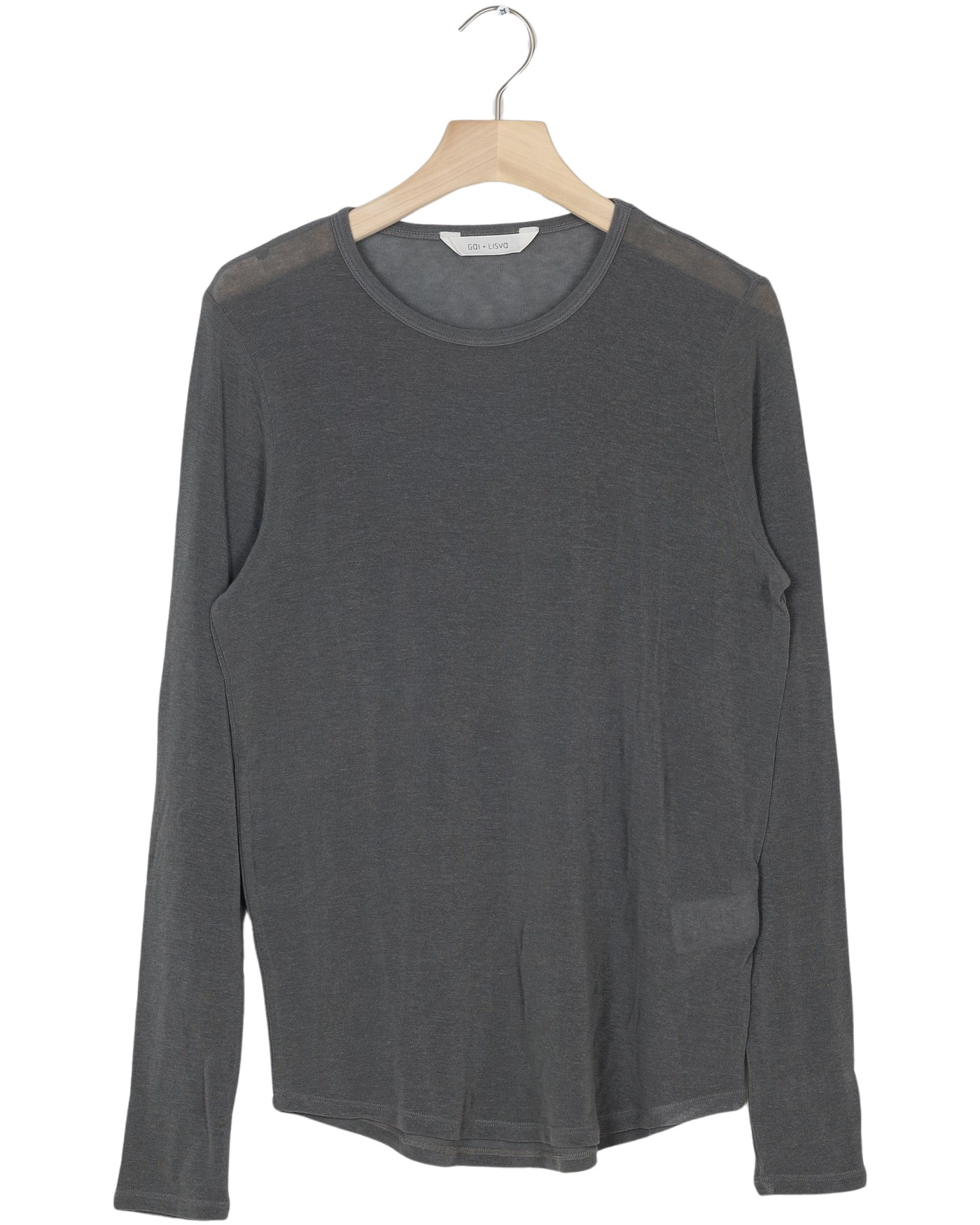 Secondhand Thyra Wool Top - Dark Gull Grey