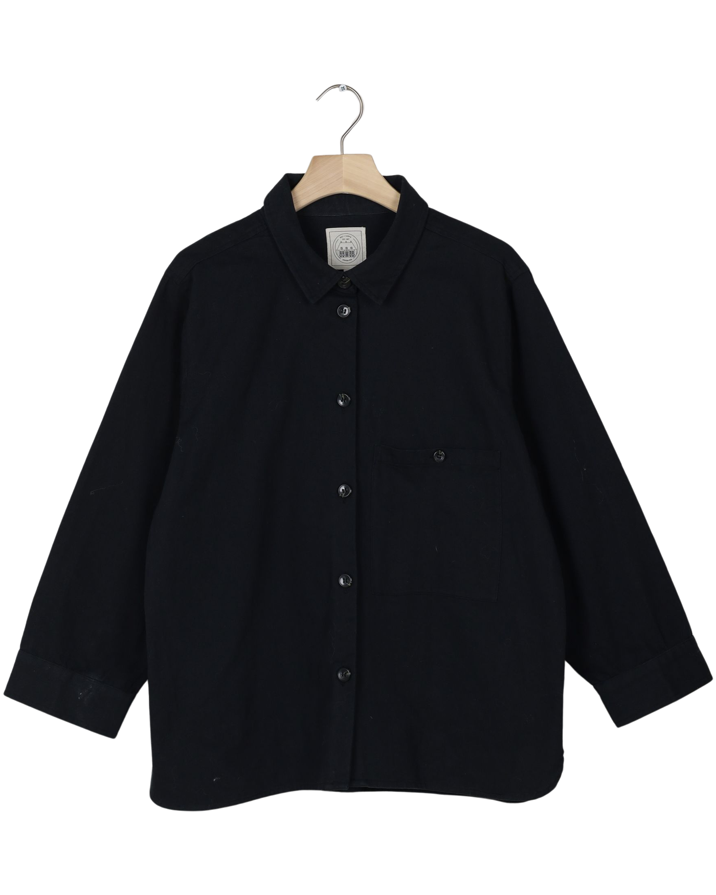 Secondhand Sussie Twill Shirt GOTS 243975 - Black