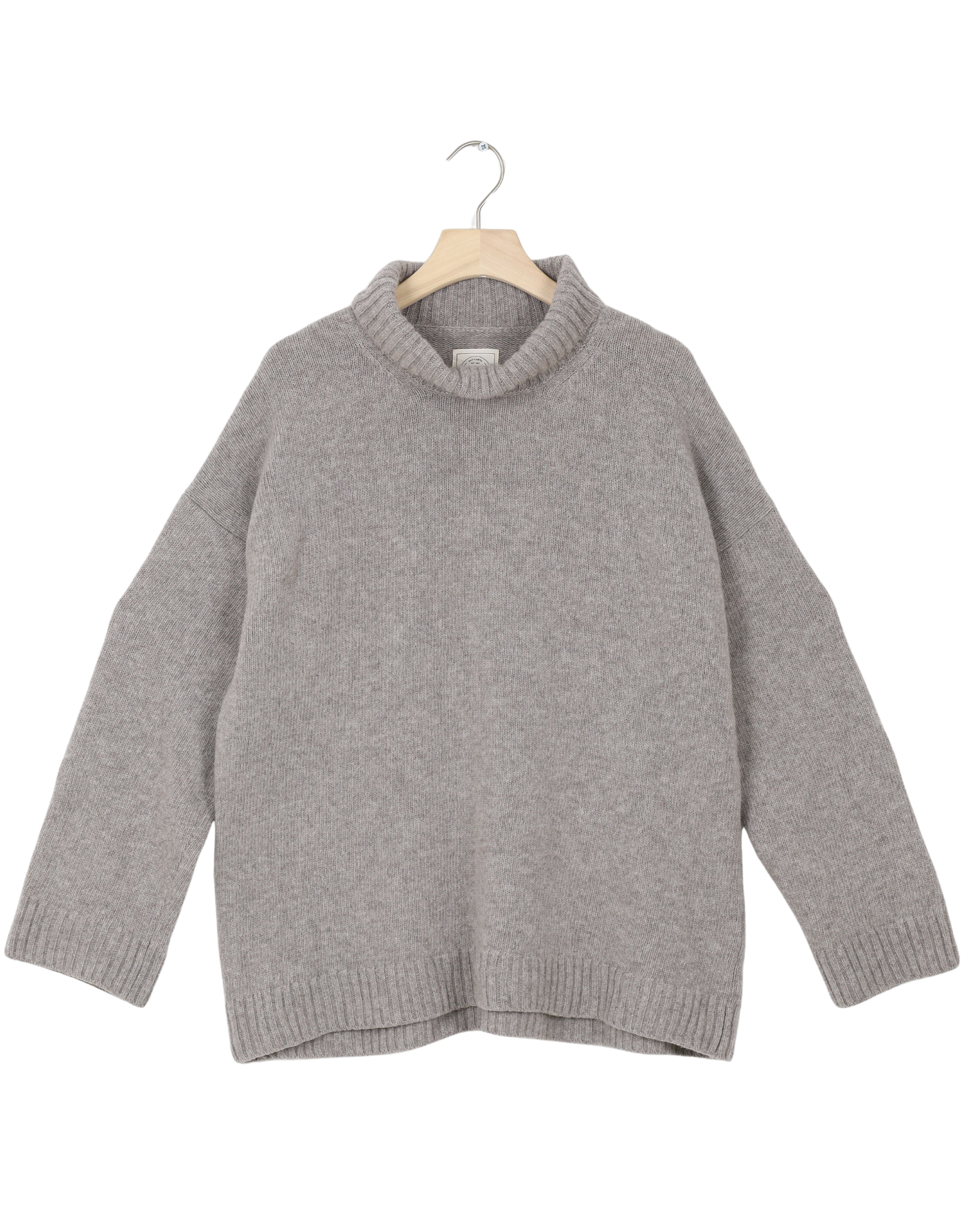 Secondhand Mandie Lambswool Knit GOTS - Stone Grey