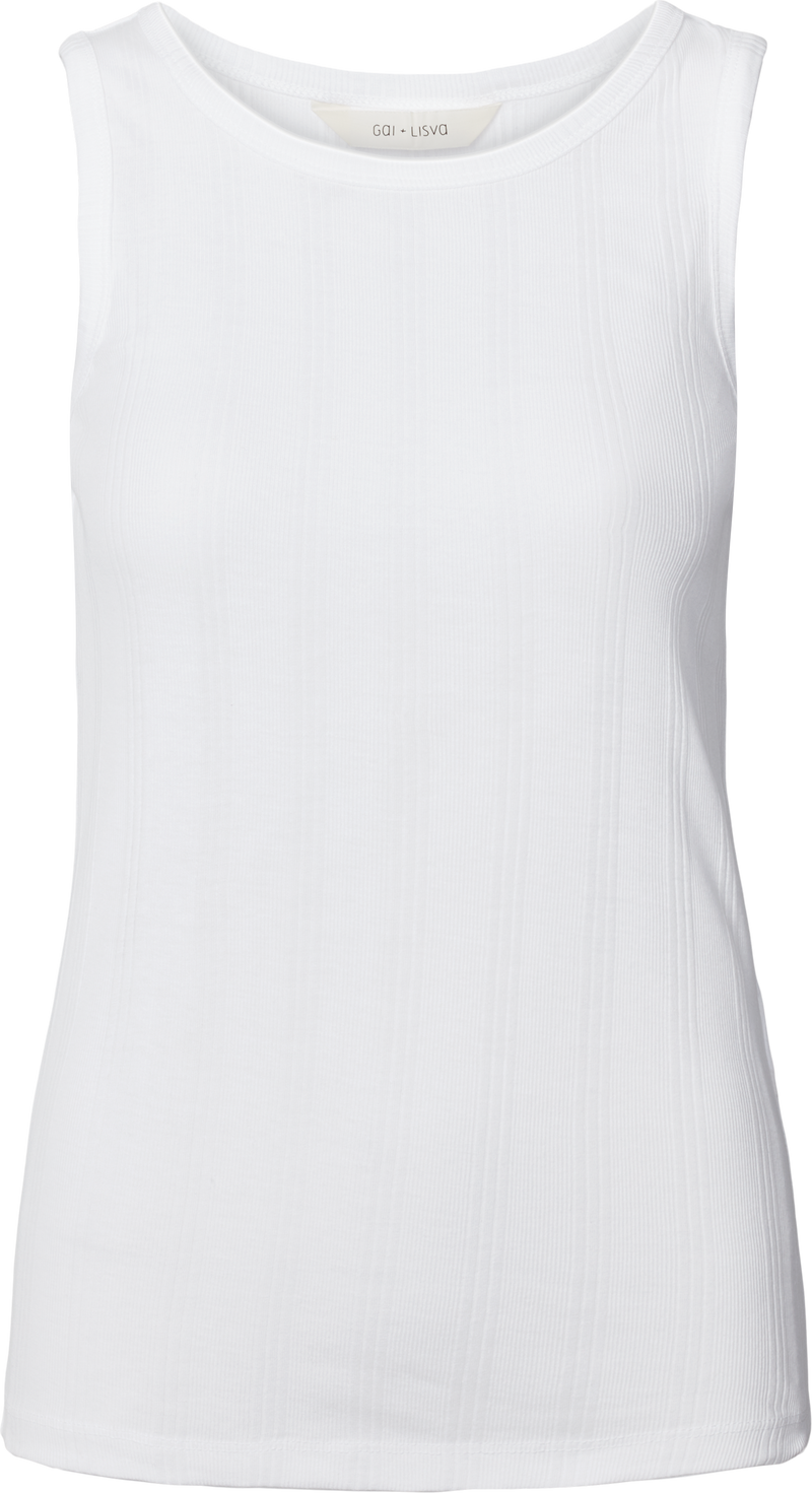 GAI+LISVA Alberte Cotton Top GOTS Top 100 White