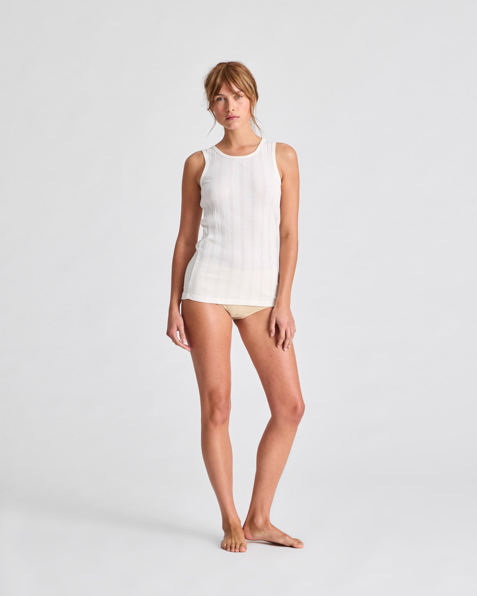 GAI+LISVA Alberte Cotton Top GOTS Tops & T-shirts 150 Off White