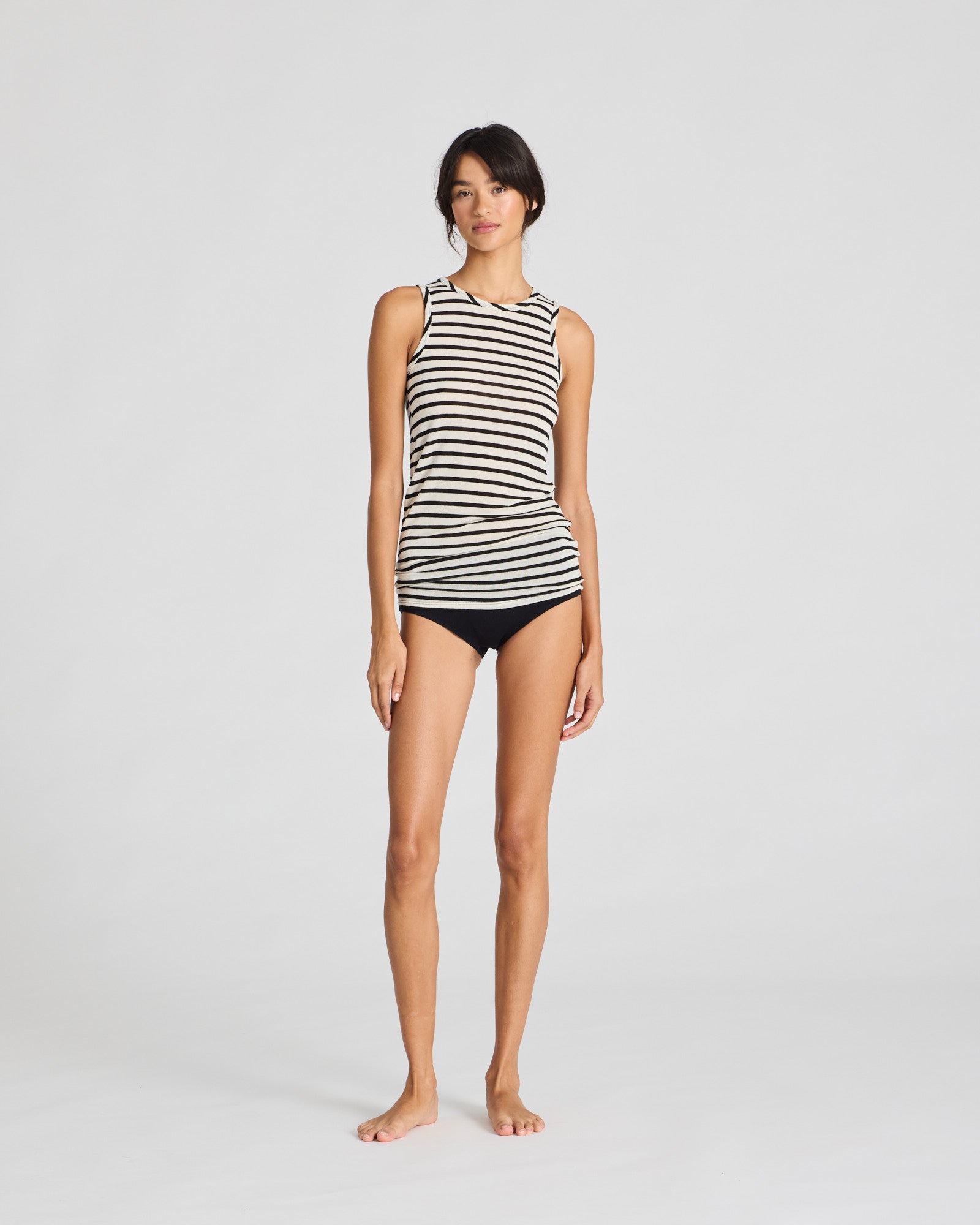 GAI+LISVA Alberte Sailor Wool Top Top 962 Ecru / Black Sailor Stripe