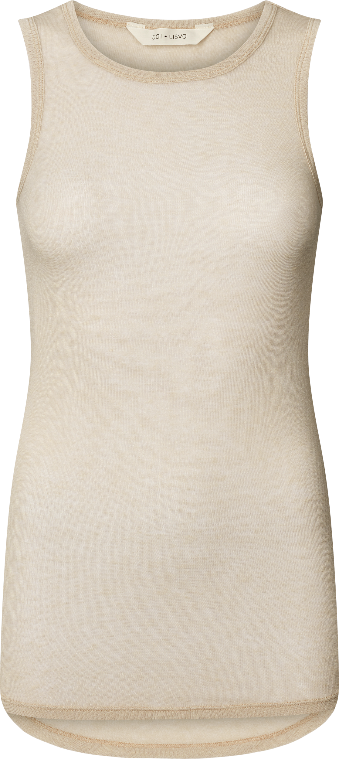 GAI+LISVA Alberte Wool Top Top 134 Grey Morn