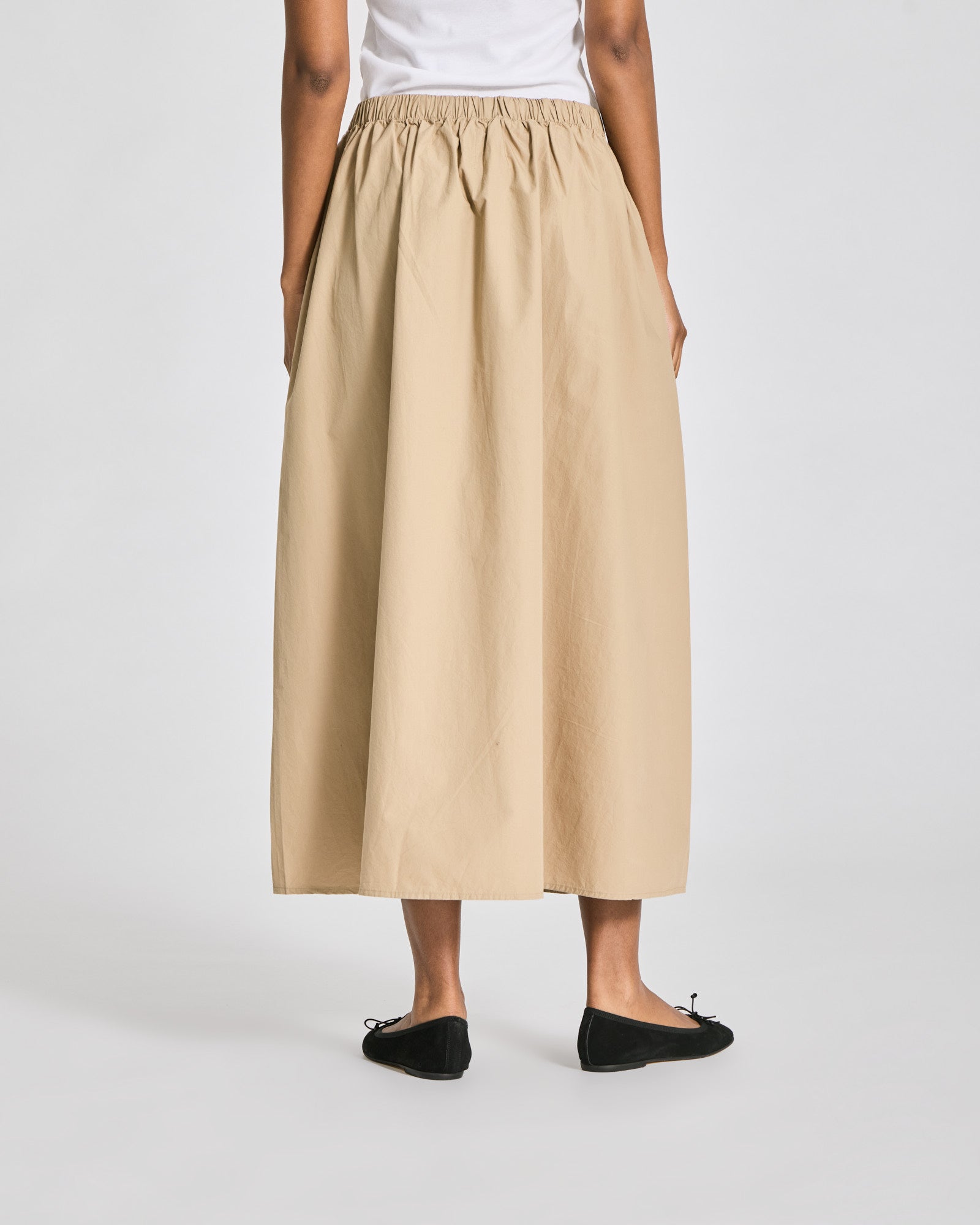 GAI+LISVA Alice Poplin Skirt GOTS Dresses & Skirts 735 Chinchilla