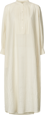 GAI+LISVA Alma Dress Cotton Seersucker Dresses & Skirts 151 Ecru