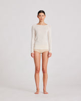 GAI+LISVA Amalie Wool Top Top 150 Off White