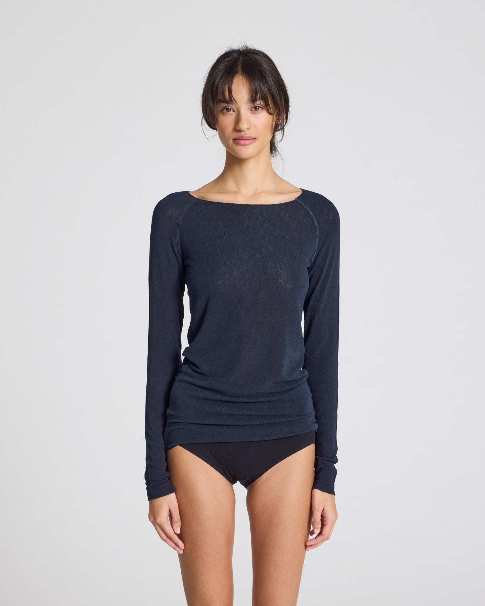 GAI+LISVA Amalie Wool Top Top 181 Midnight Blue
